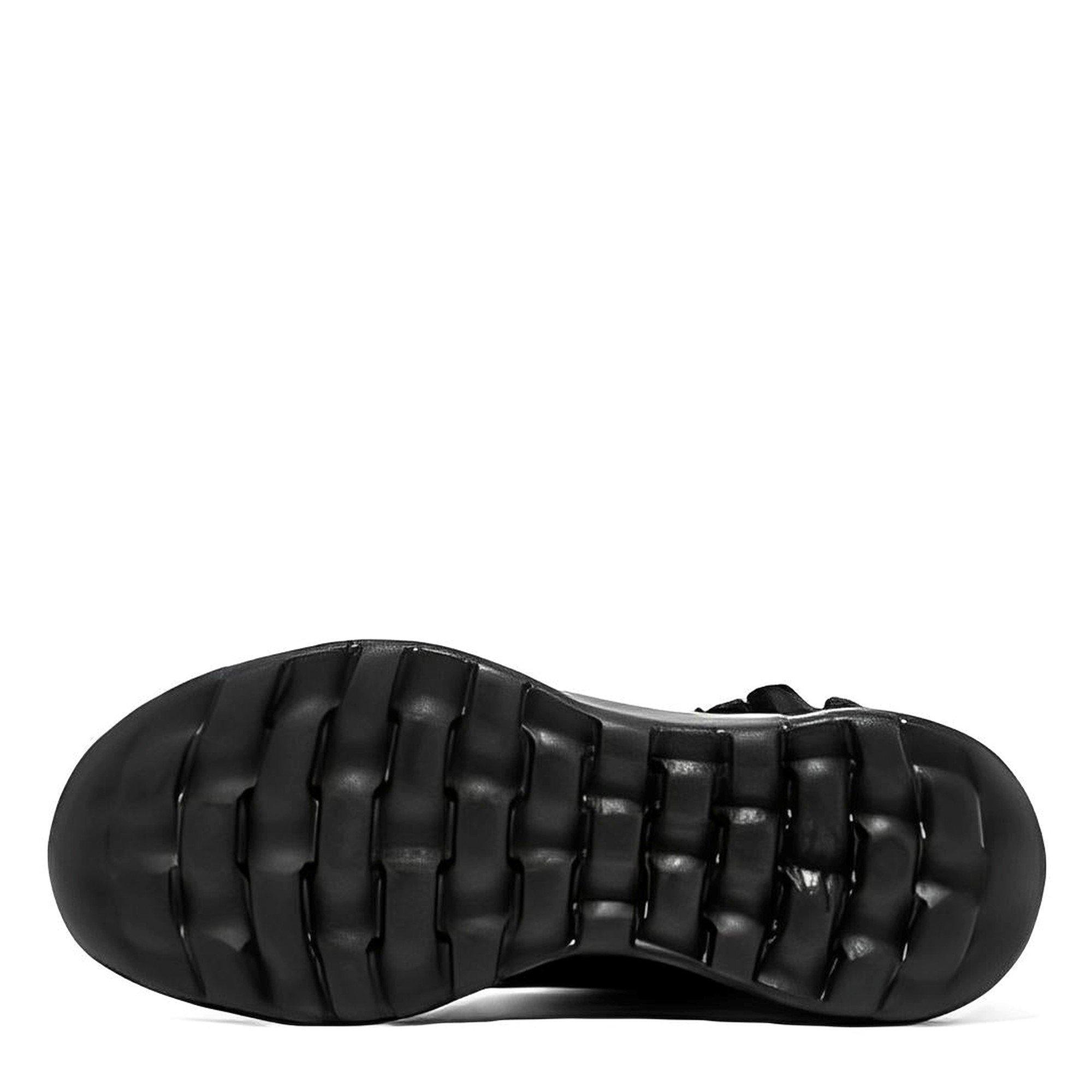 Black/Black - Skechers - Women's Flat Ankle Boots - 5