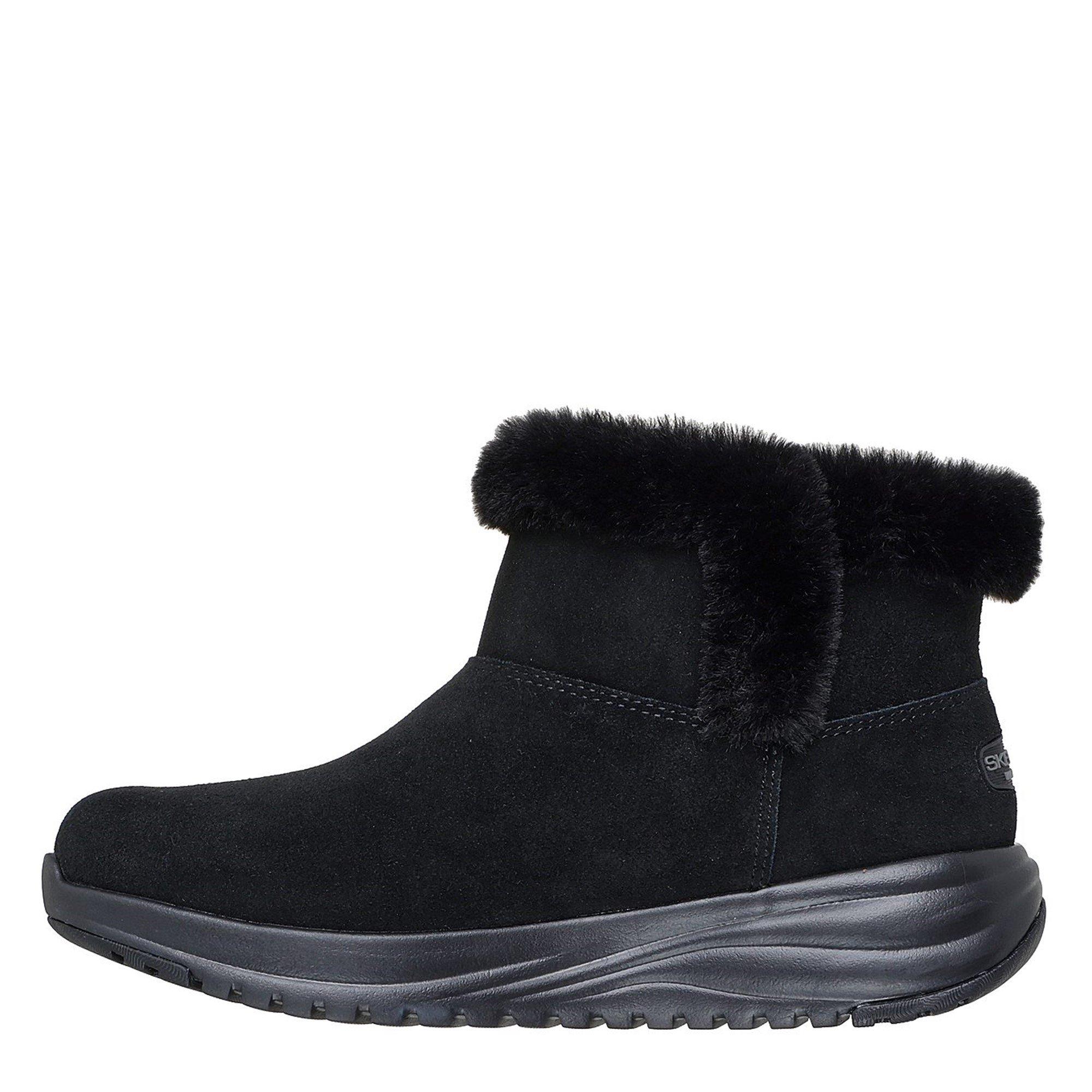 Noir/Noir - Skechers - On-The-Go Stellar - Cozy Step Snug Boots Womens - 2