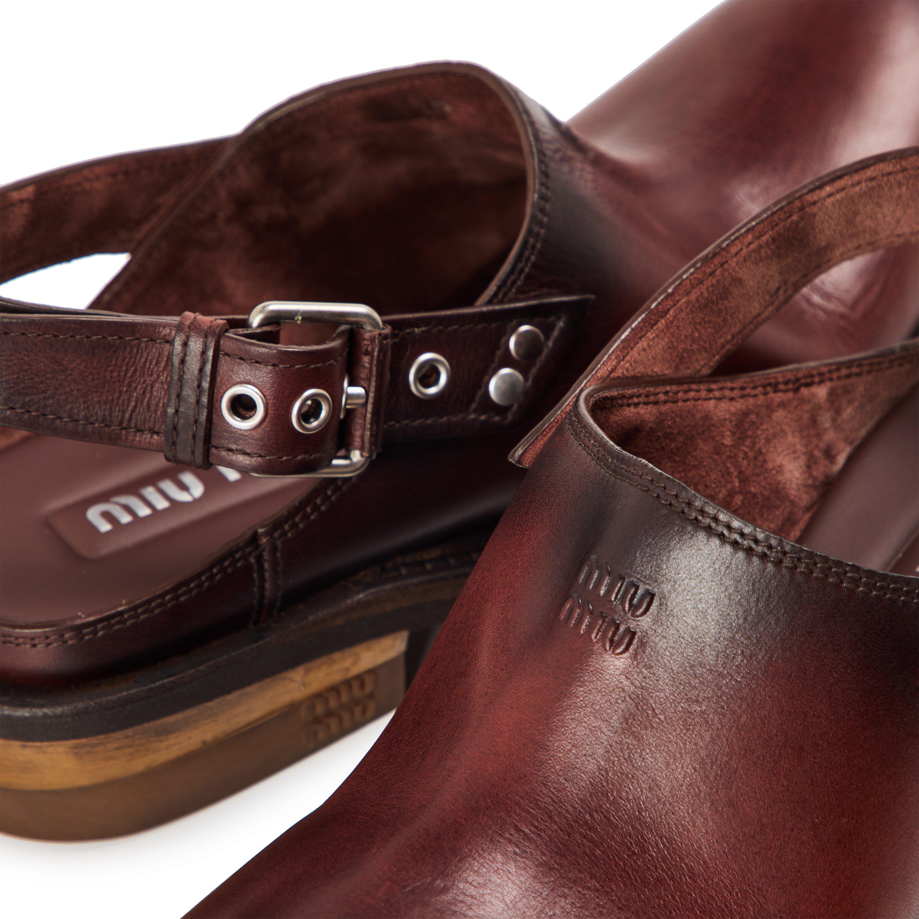 Caffe - Miu Miu - Women's Flat Mules - 2