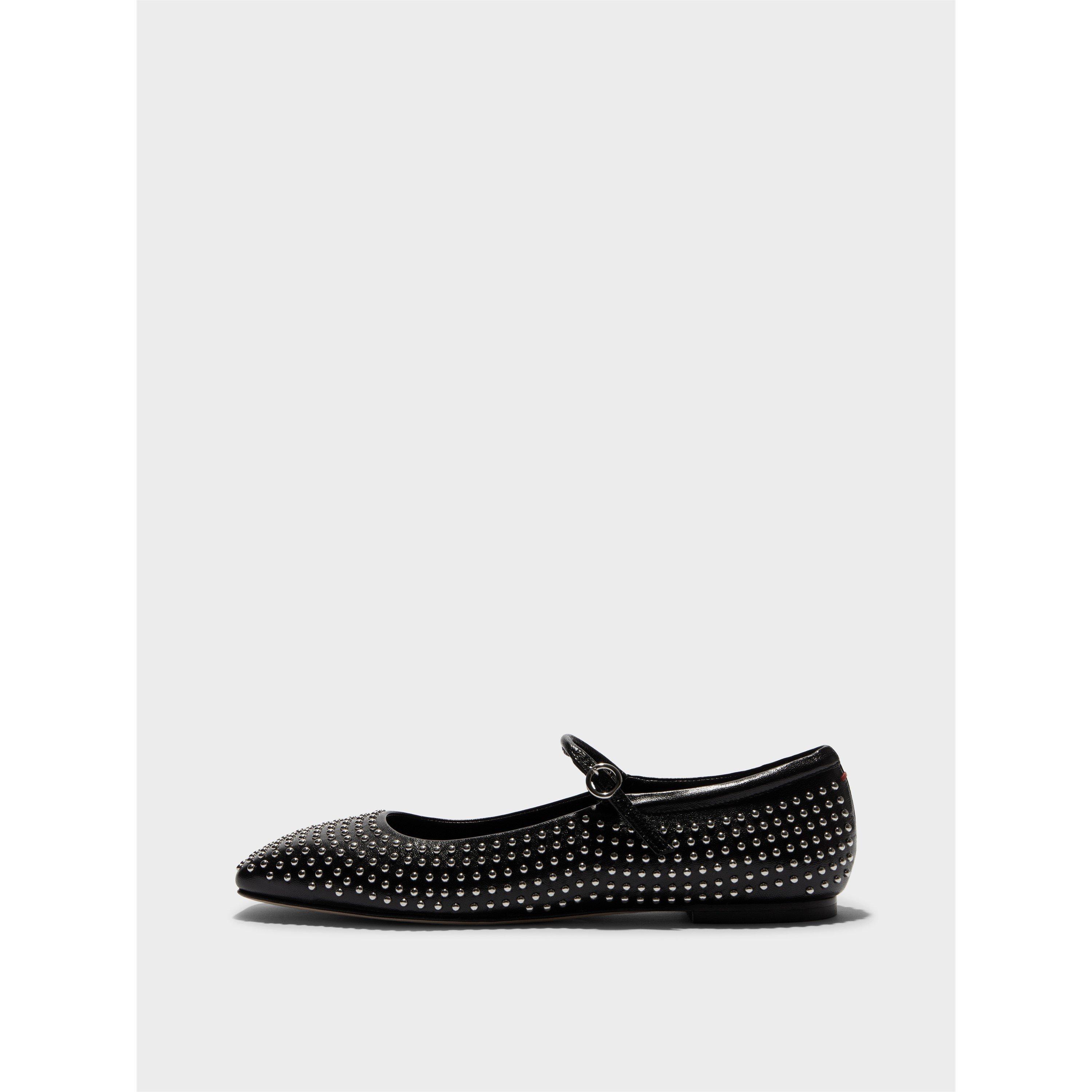 Black - Aeyde - Women's UNM Mini Sud Ballet Pumps - 1