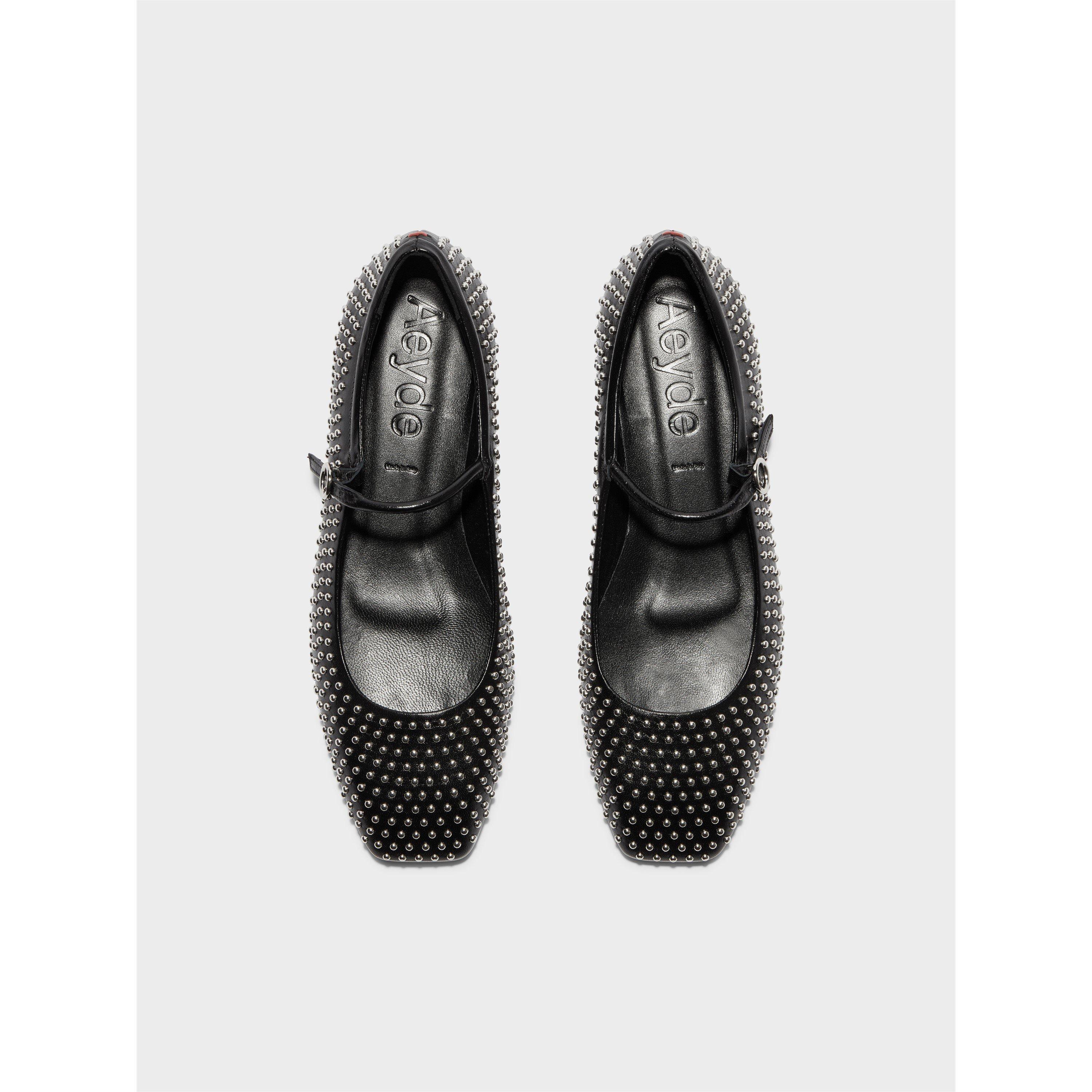 Black - Aeyde - Women's UNM Mini Sud Ballet Pumps - 3