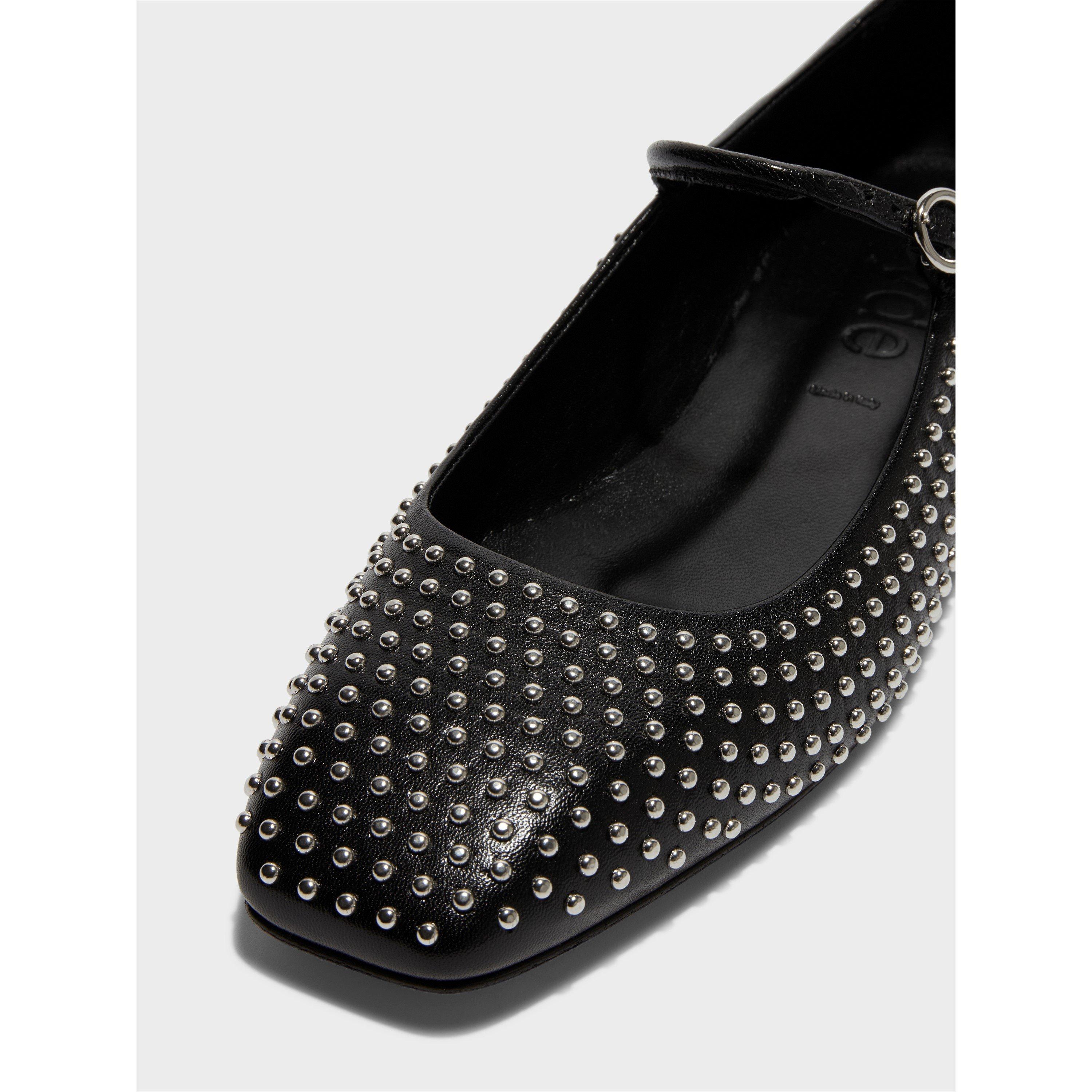Black - Aeyde - Women's UNM Mini Sud Ballet Pumps - 4