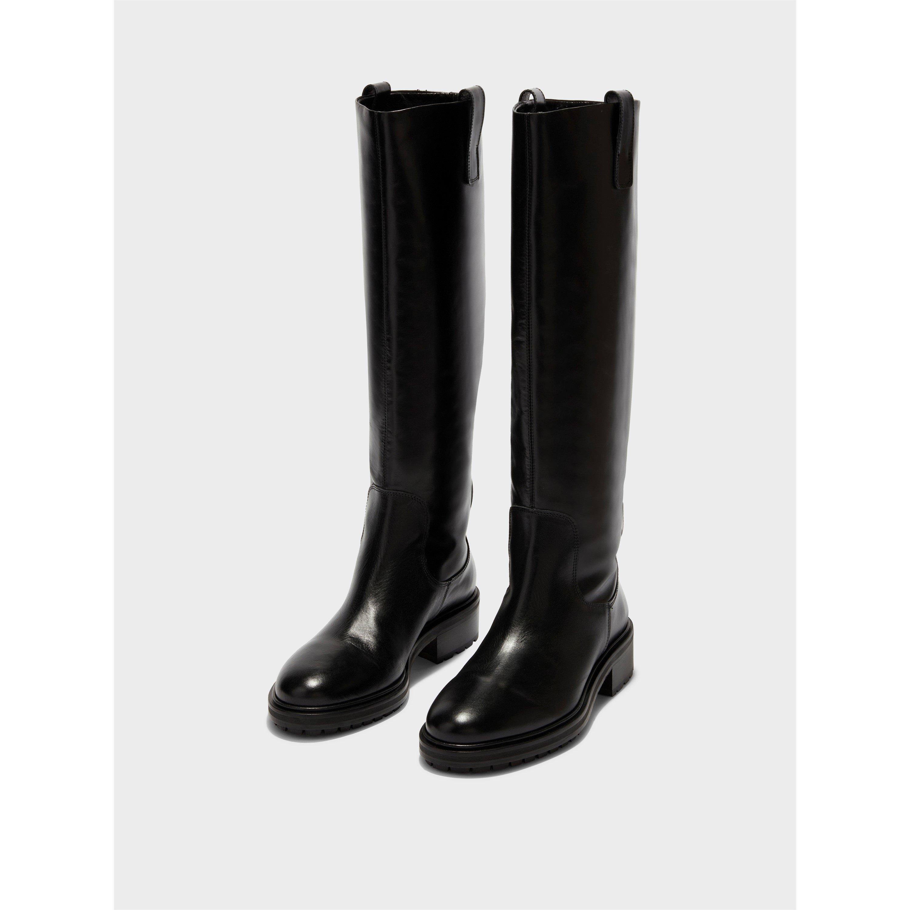 Black - Aeyde - Women's Henry Bluetooth Knee High Boots - 2