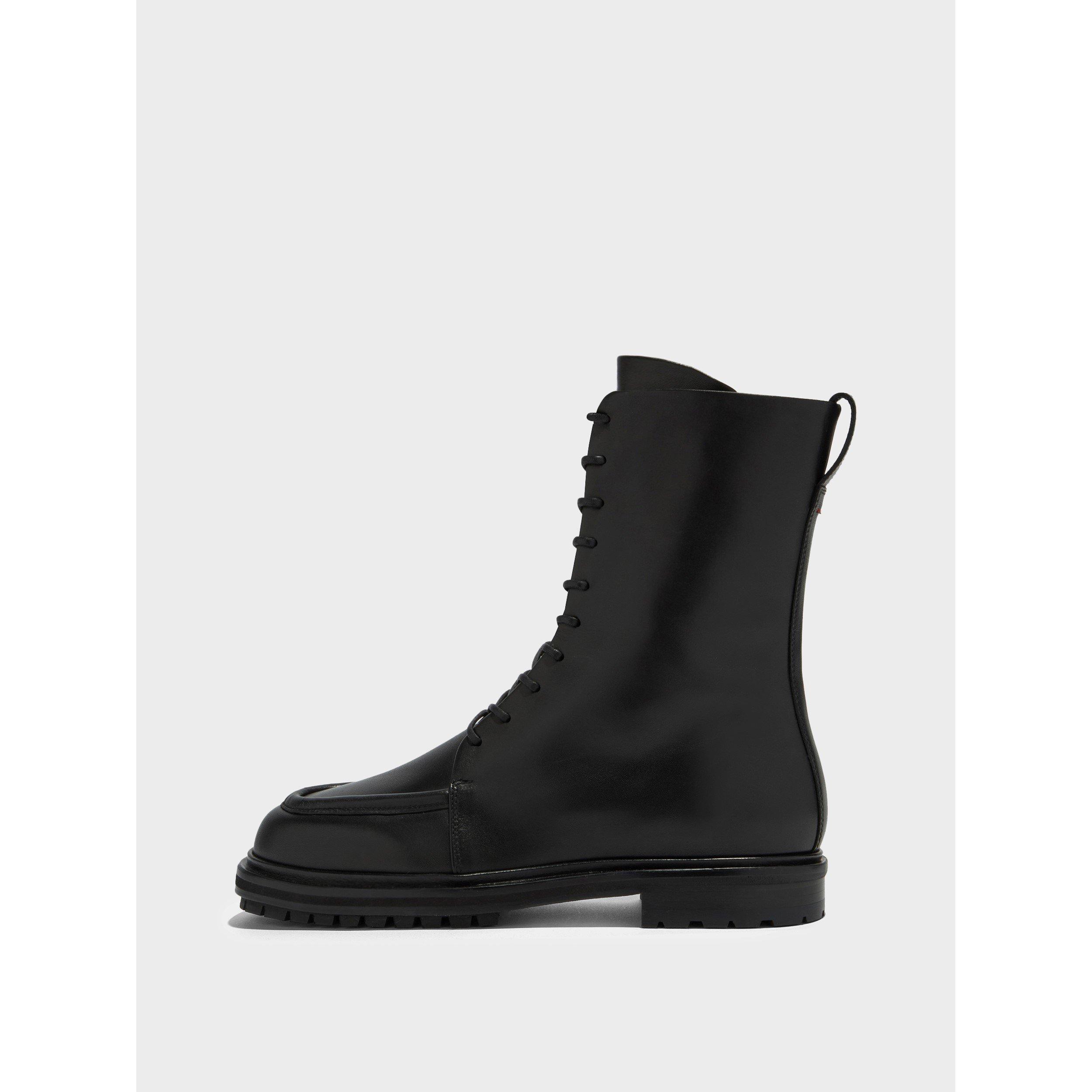 Black - Aeyde - Women's Tate Boot Ankle Heeled Boots - 3