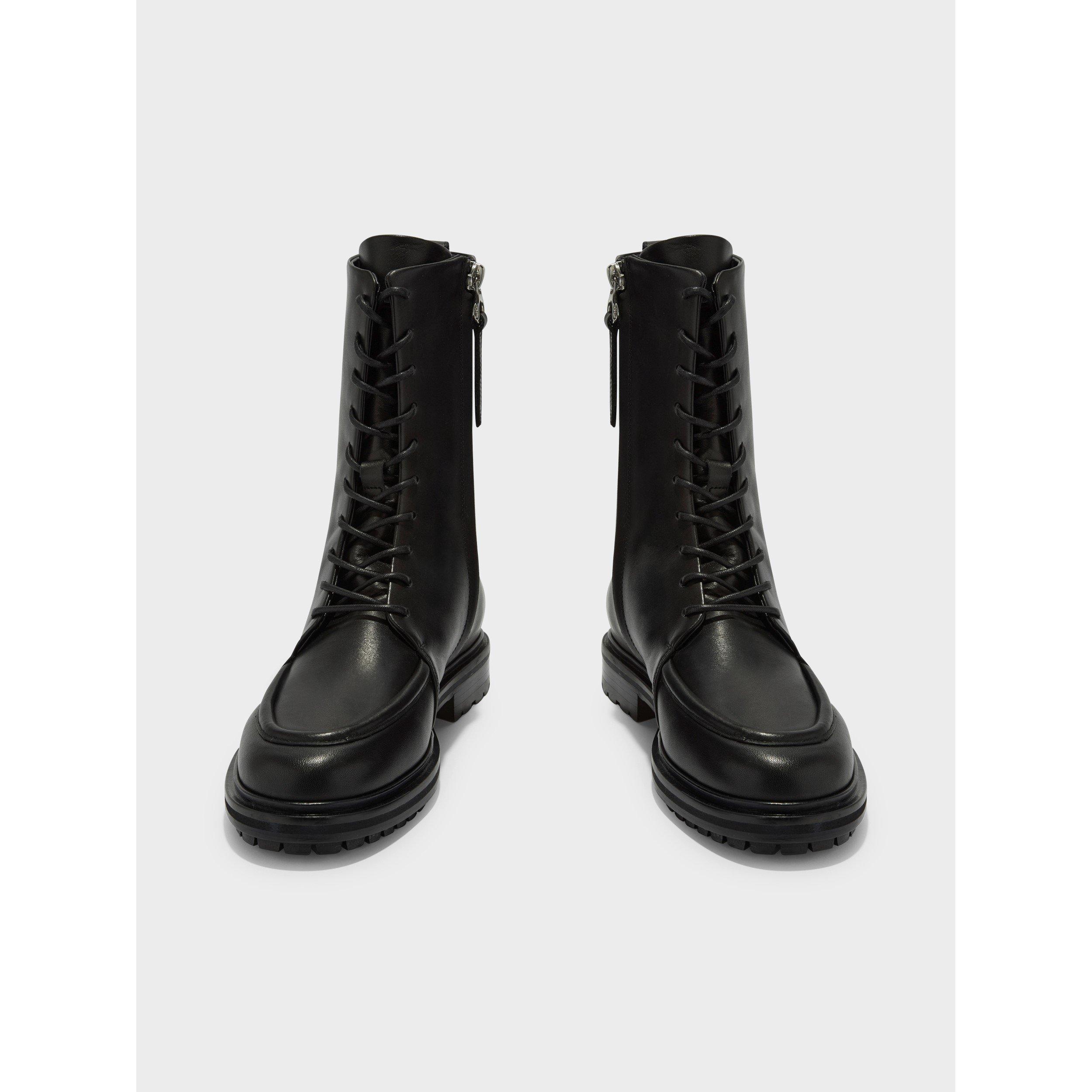 Black - Aeyde - Women's Tate Boot Ankle Heeled Boots - 5