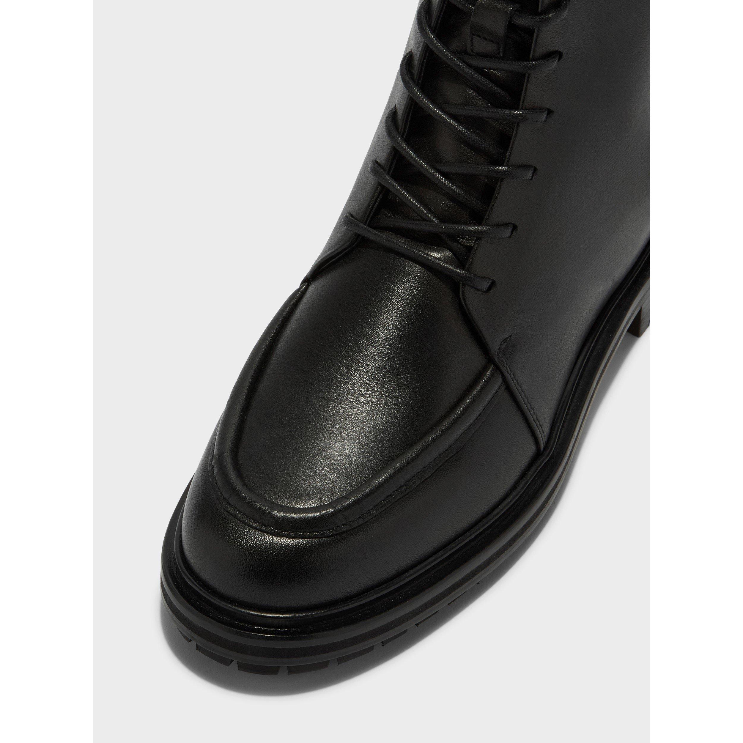 Black - Aeyde - Women's Tate Boot Ankle Heeled Boots - 6