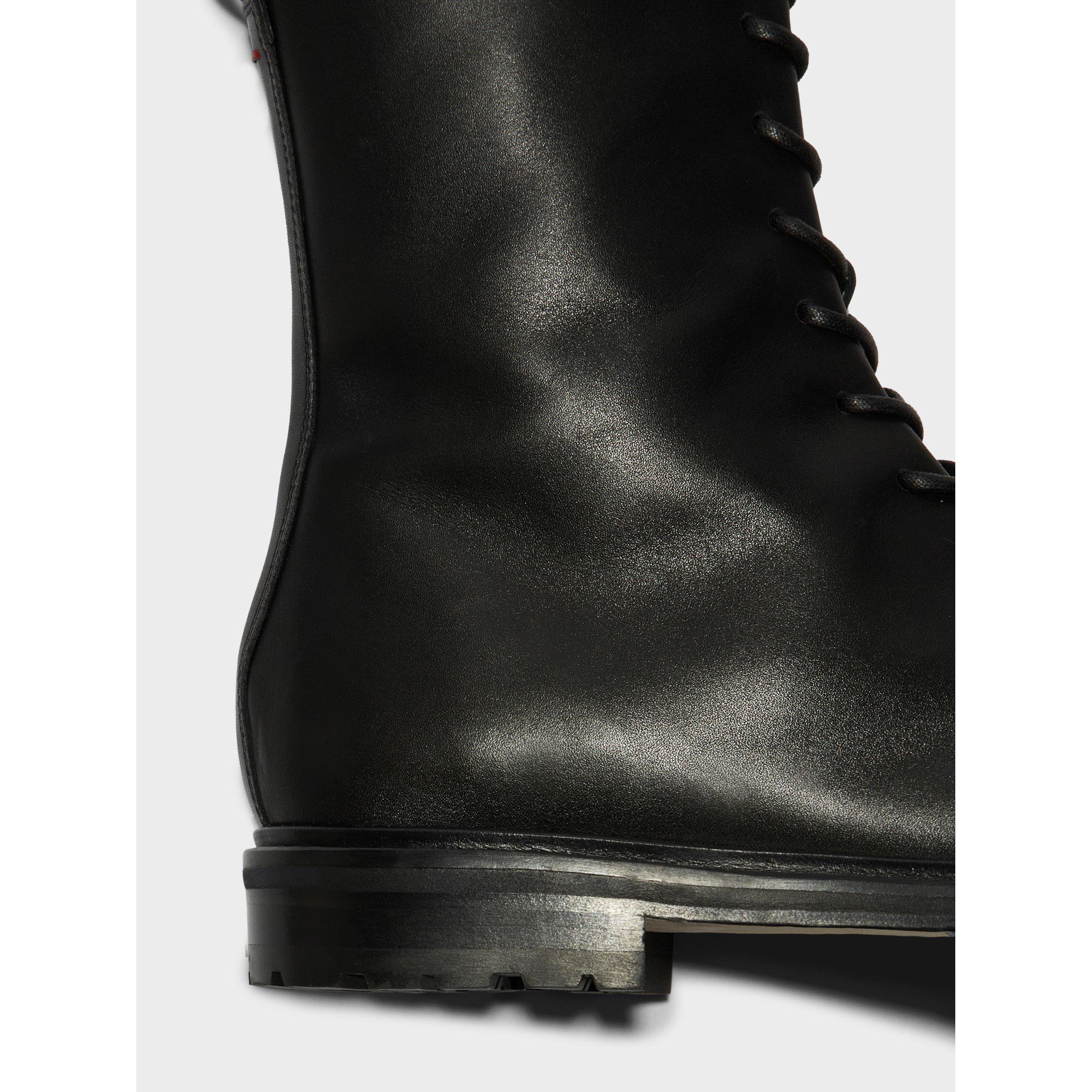 Black - Aeyde - Women's Tate Boot Ankle Heeled Boots - 7