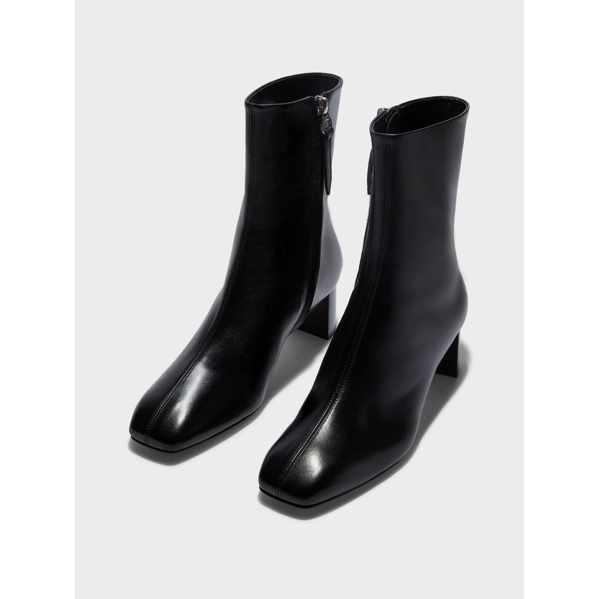 Black - Aeyde - Women's Millie Bt Ankle Heeled Boots - 2
