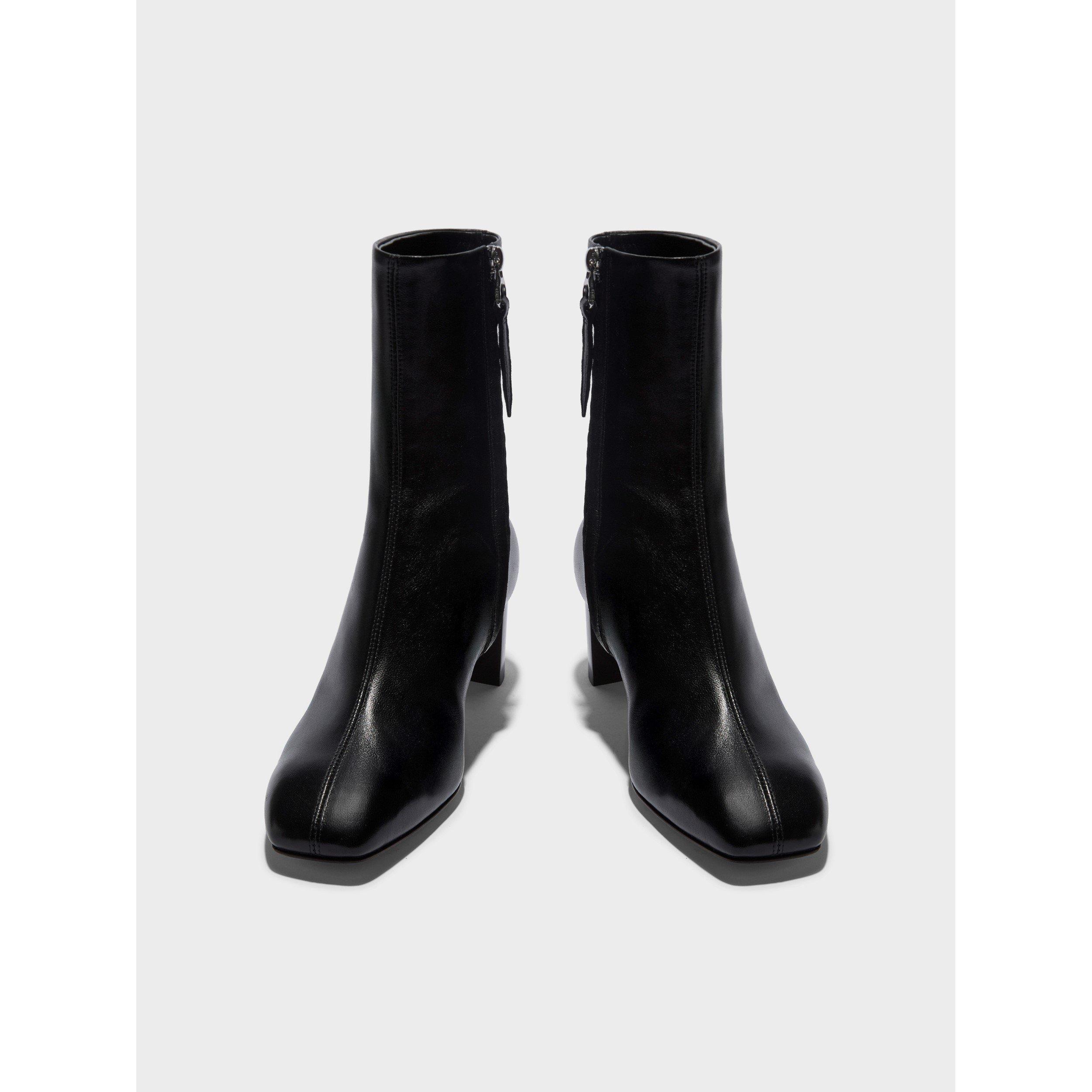 Black - Aeyde - Women's Millie Bt Ankle Heeled Boots - 3