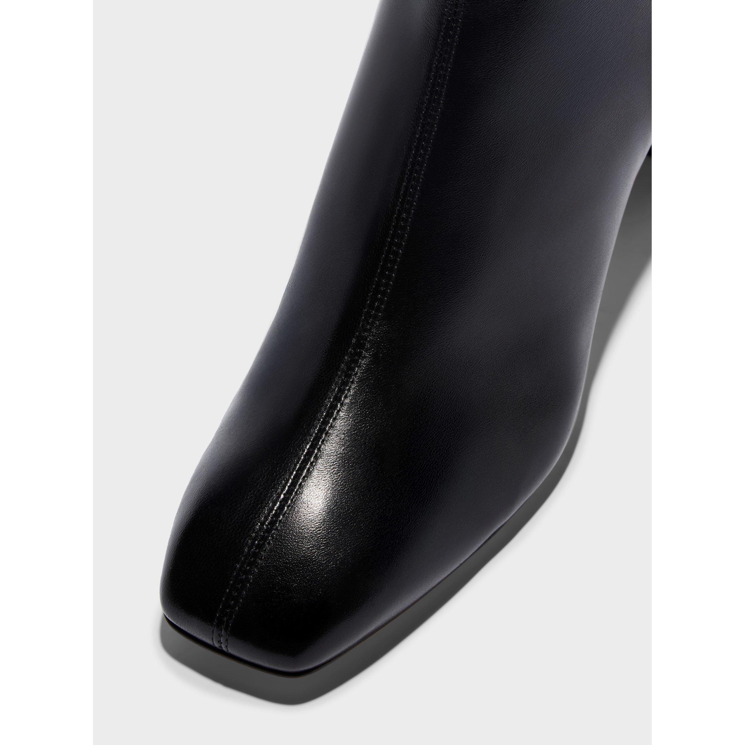 Black - Aeyde - Women's Millie Bt Ankle Heeled Boots - 4