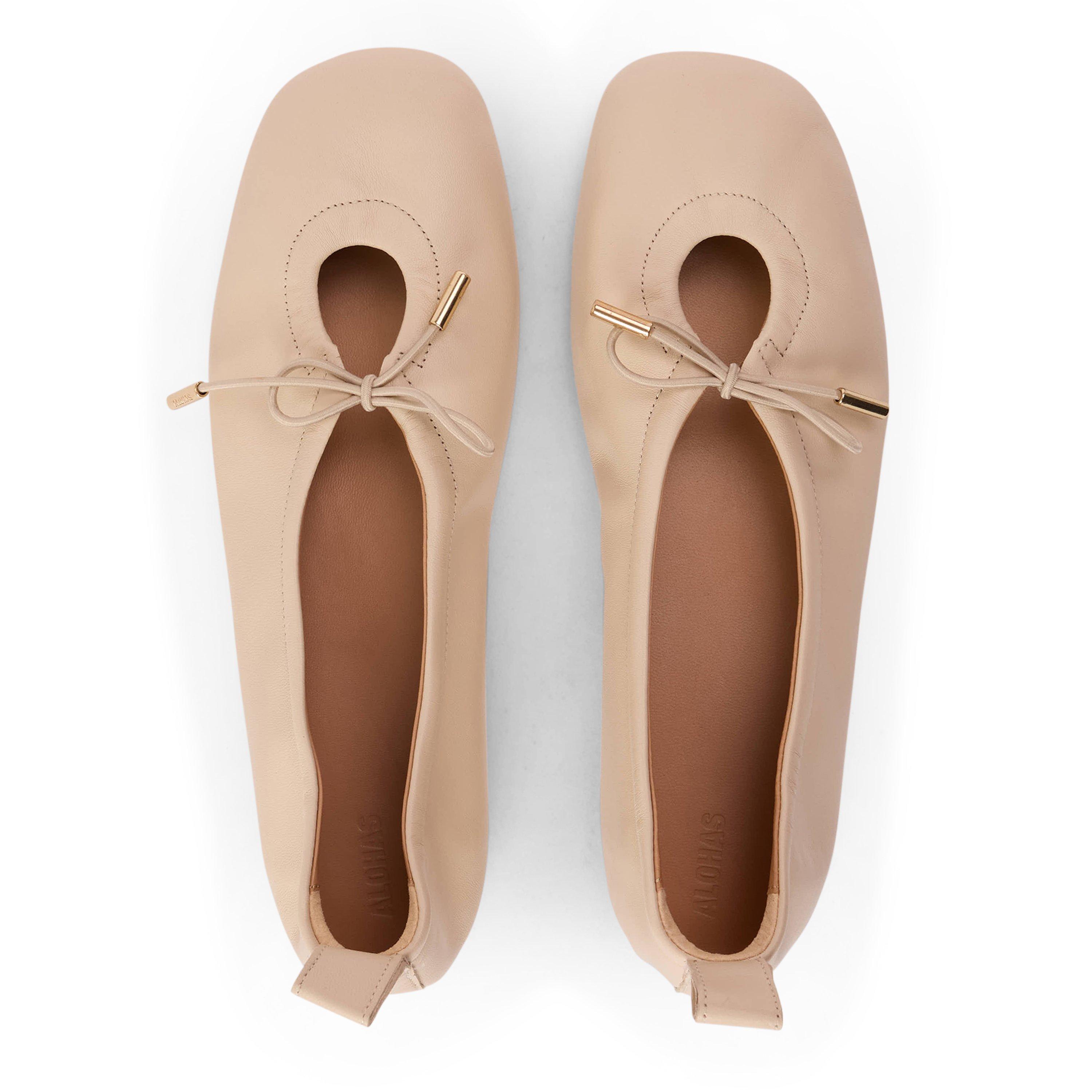 Cream - Alohas - Women's Rosalind Ballet Pumps - 4