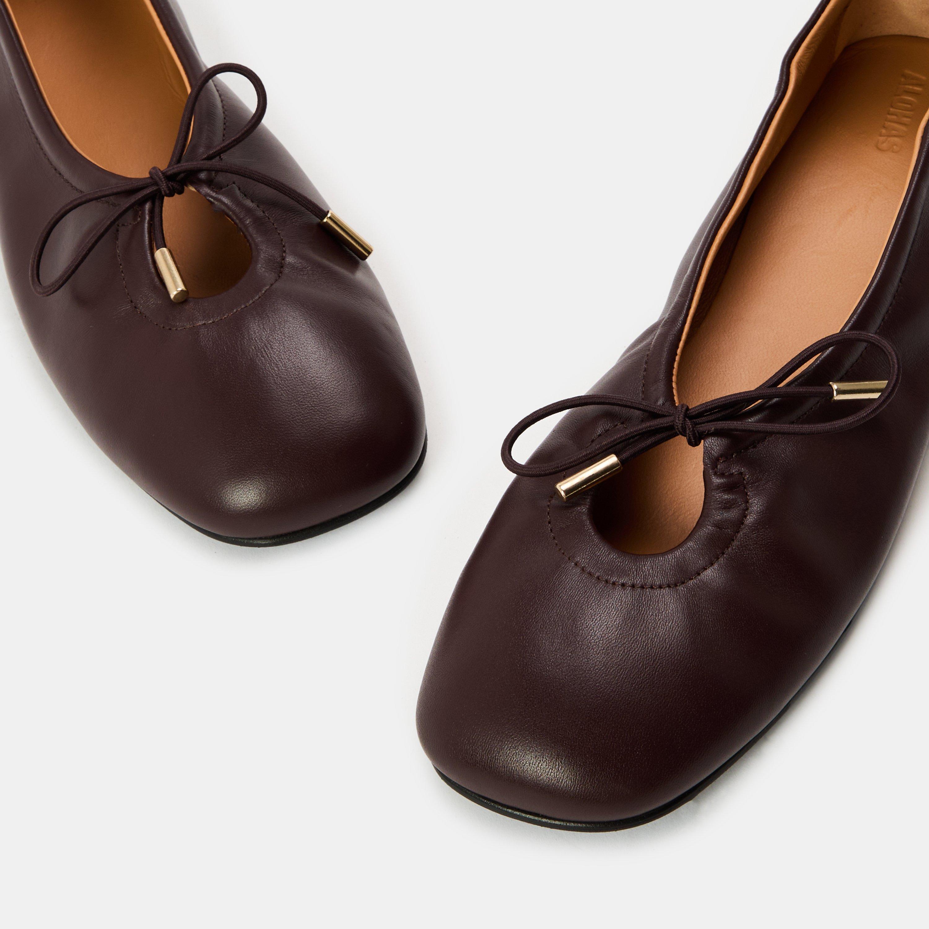 Brown - Alohas - Women's Rosalind Ballet Pumps - 4