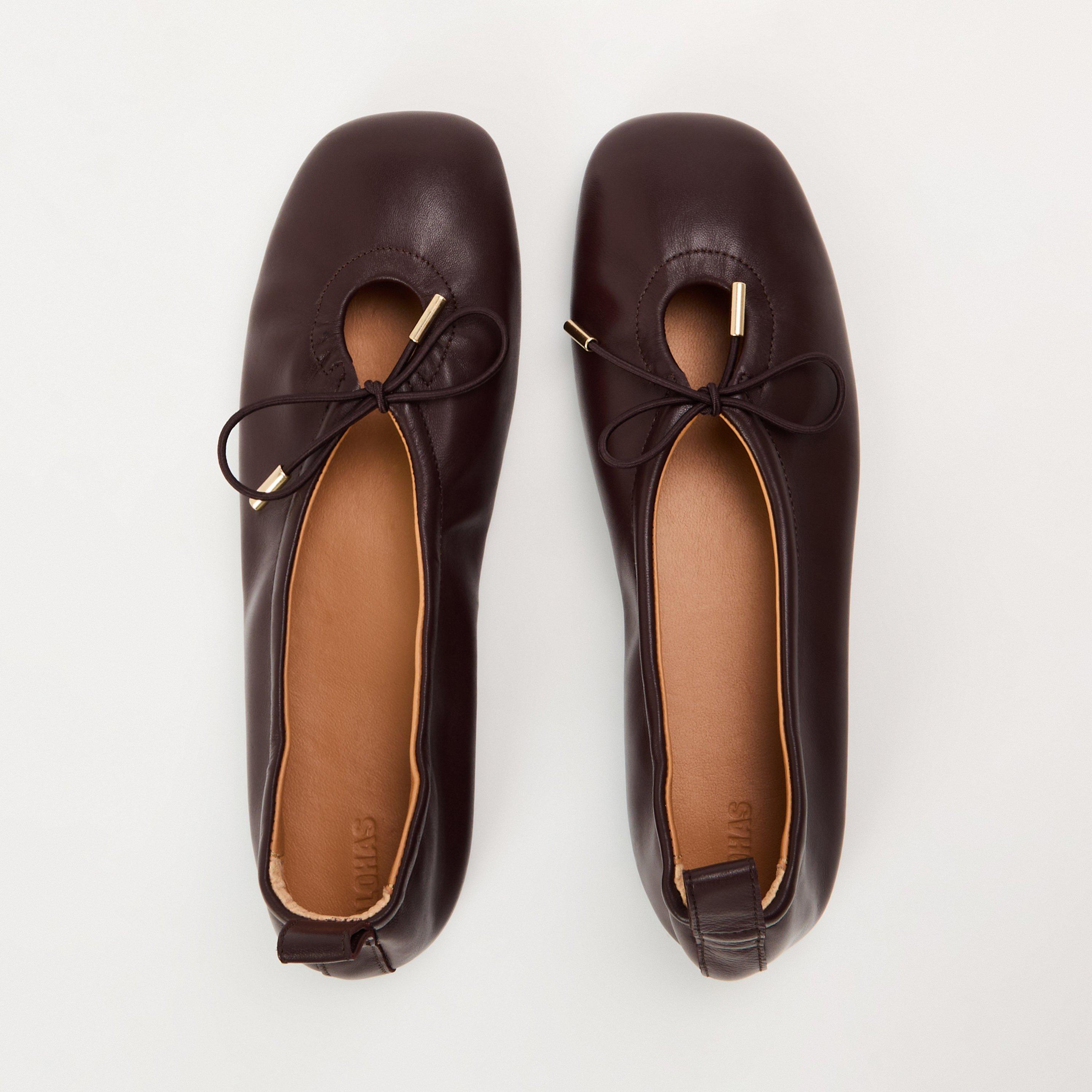 Brown - Alohas - Women's Rosalind Ballet Pumps - 5