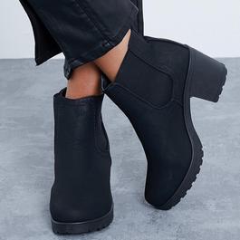 I Saw It First ISAWITFIRST Heeled Chelsea Ankle Boots