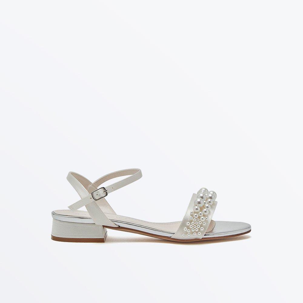 Rainbow Women's Block Court Shoes - Ivory - 7 (40)
