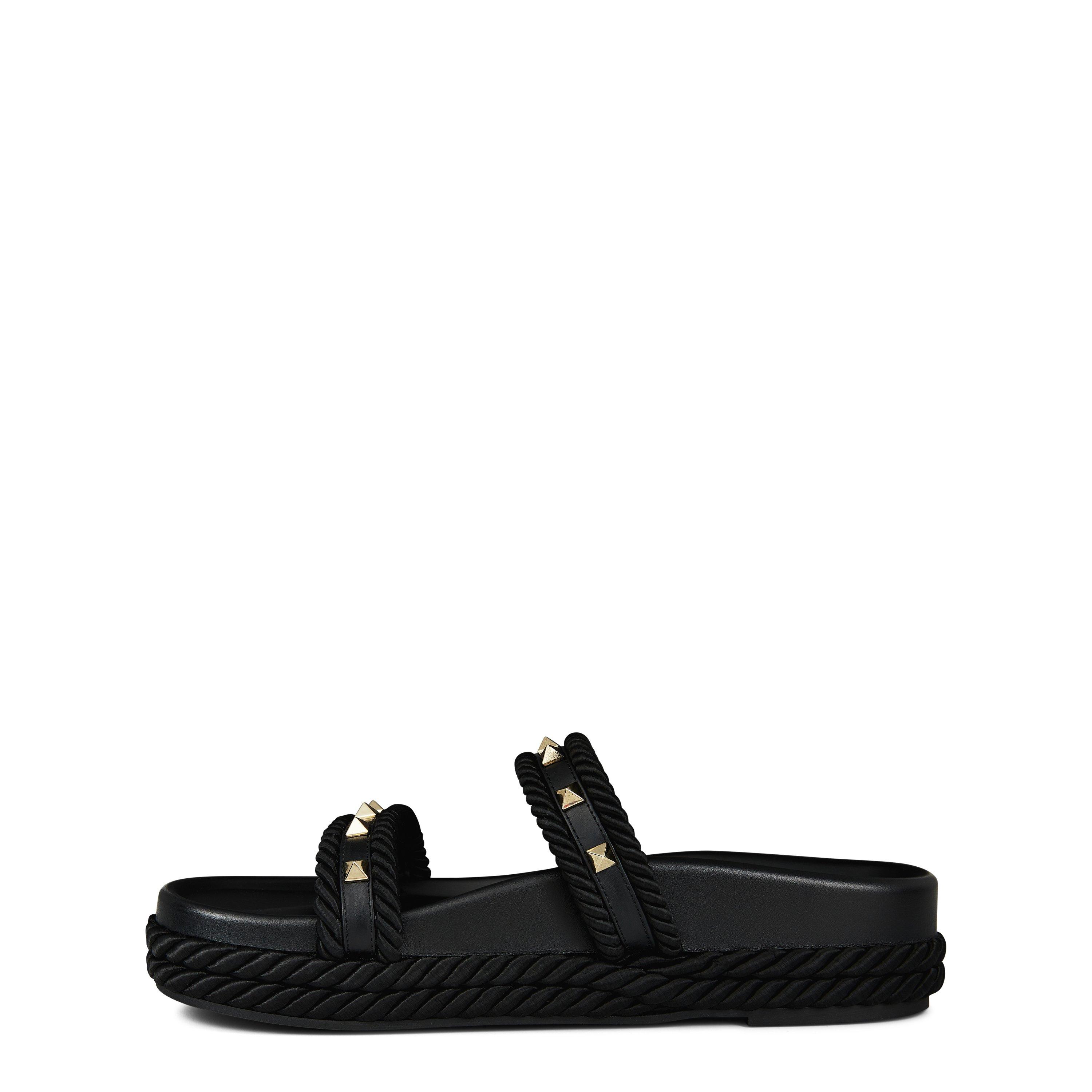 Nero - Valentino Garavani - Rockstud Sandals - 2