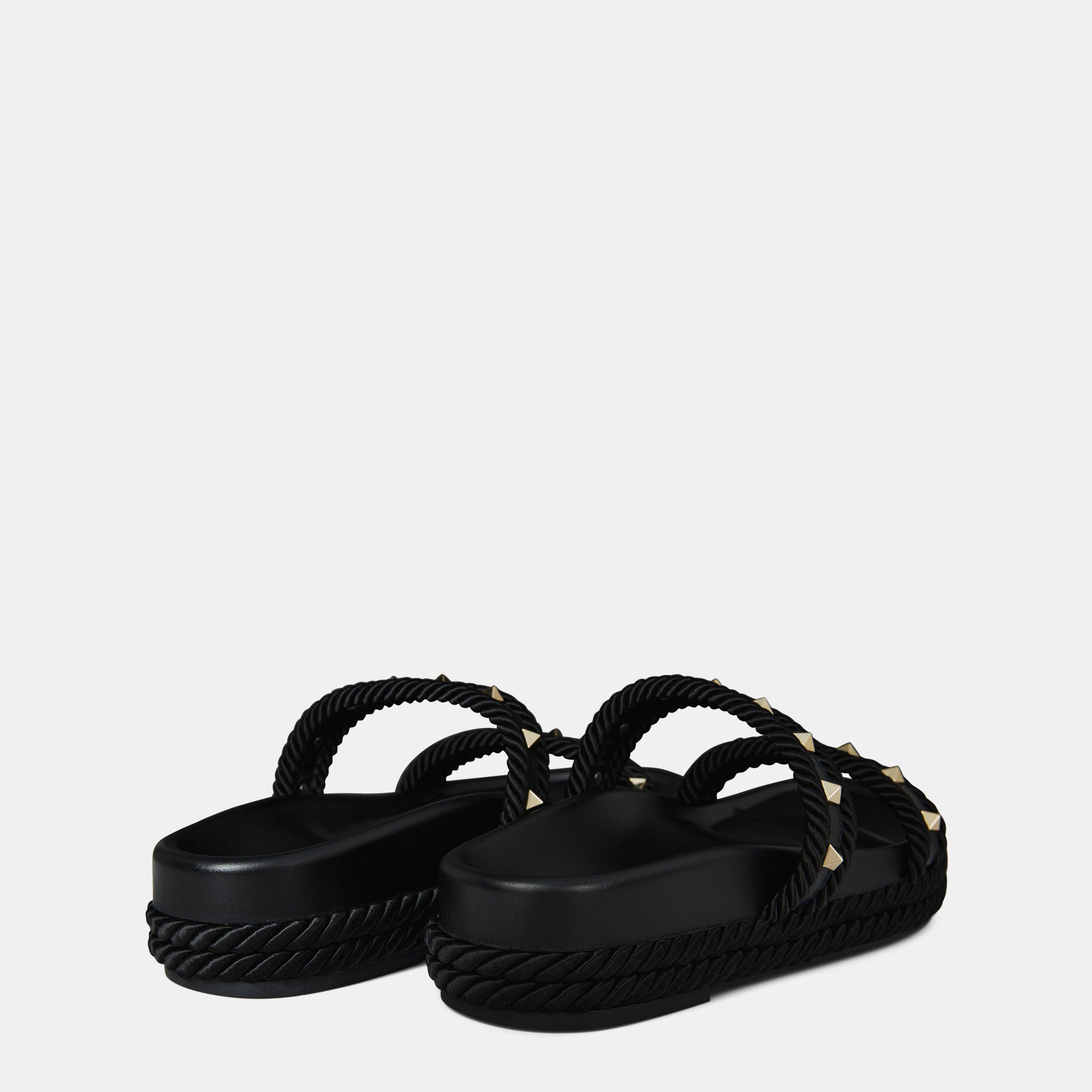 Nero - Valentino Garavani - Rockstud Sandals - 5