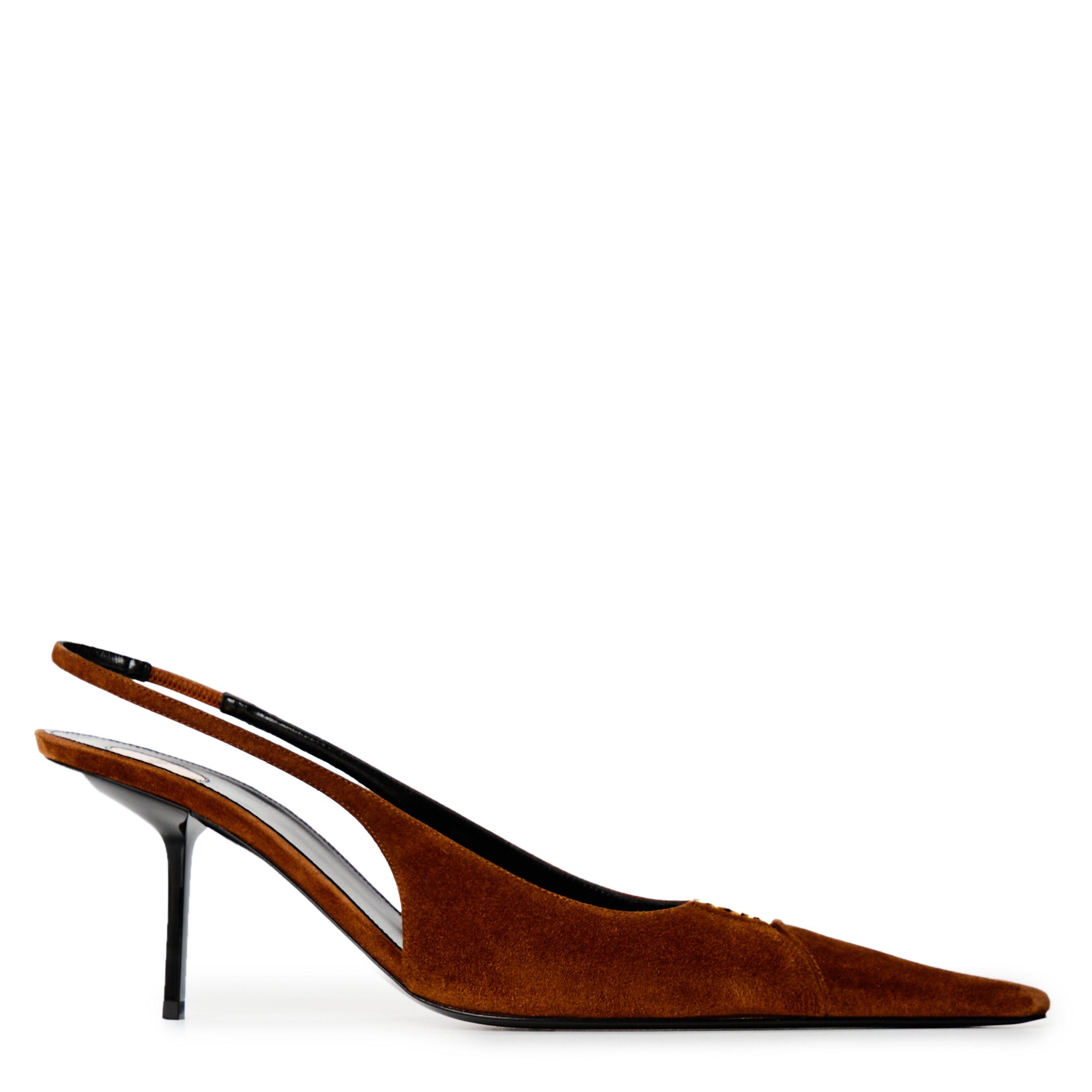 Dark Havana - Saint Laurent - Women's Slingbacks - 1