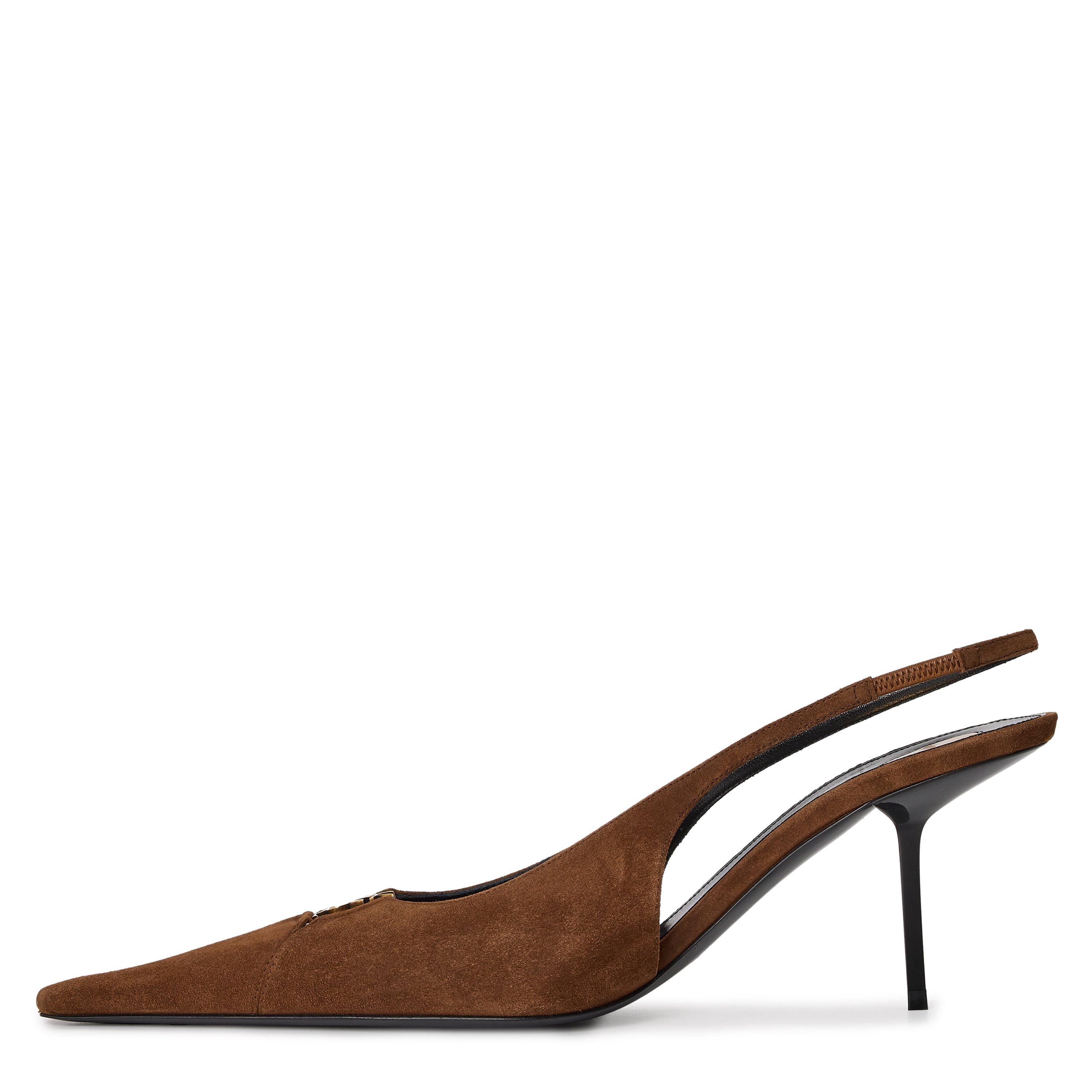 Dark Havana - Saint Laurent - Women's Slingbacks - 2
