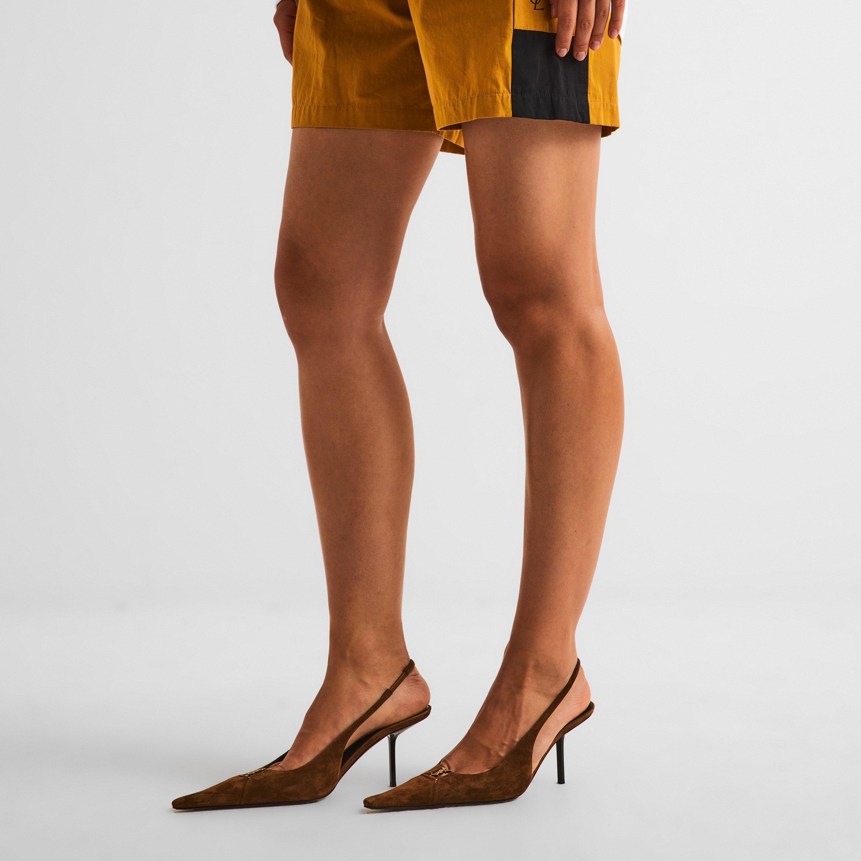 Dark Havana - Saint Laurent - Women's Slingbacks - 3