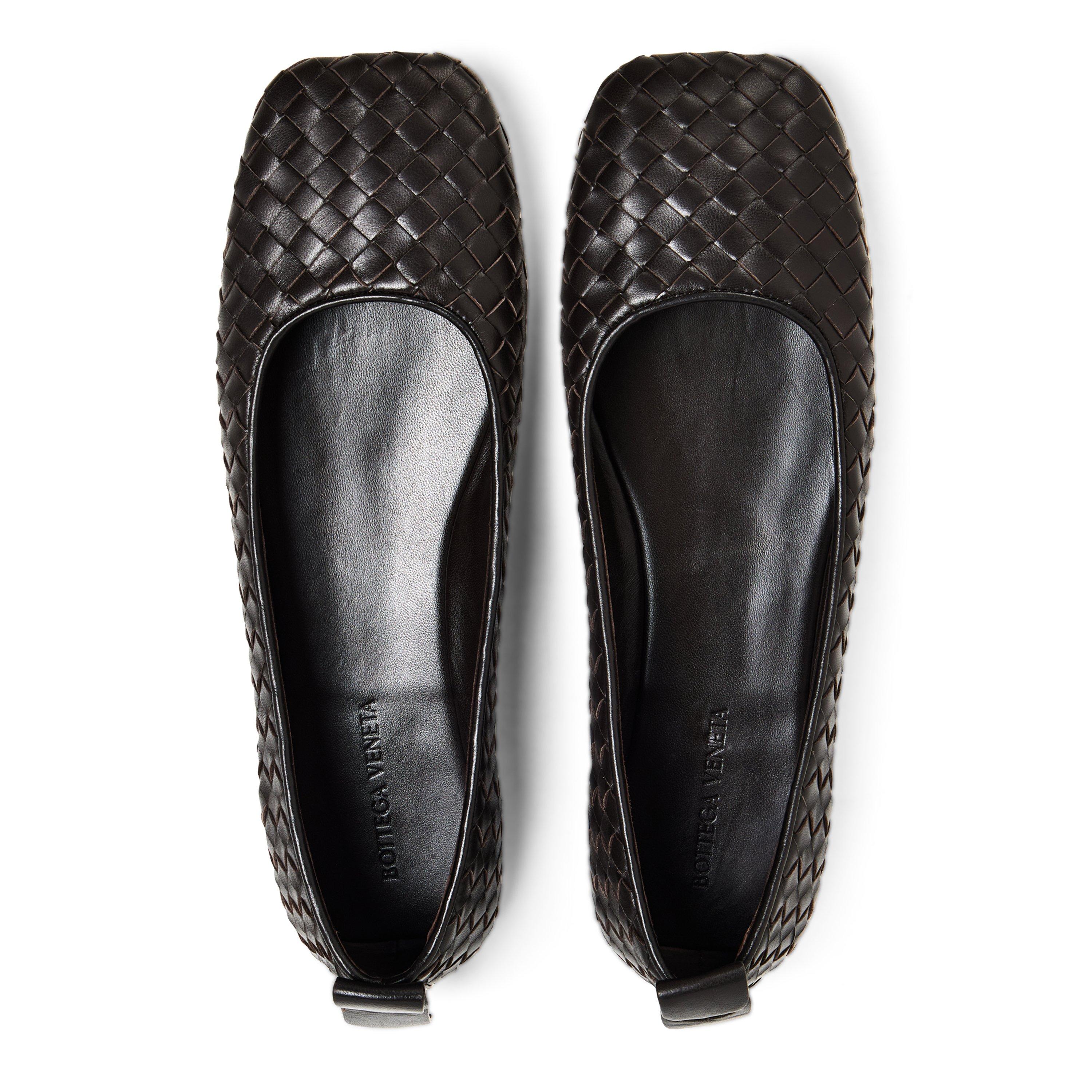 Espresso - Bottega Veneta - Women's Ballet Pumps - 4