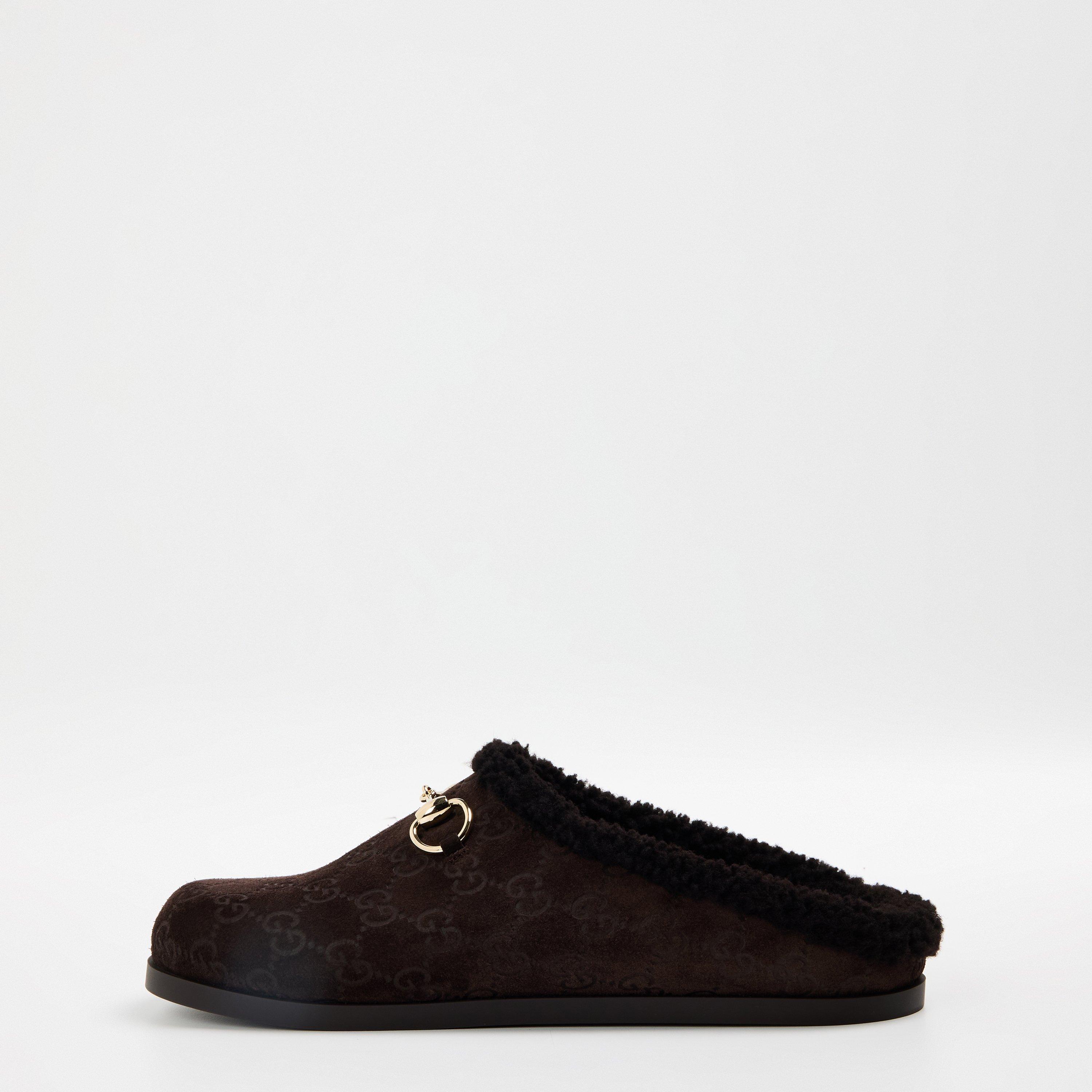 Brown - Gucci - Women's Sol Shirling Flat Mules - 2