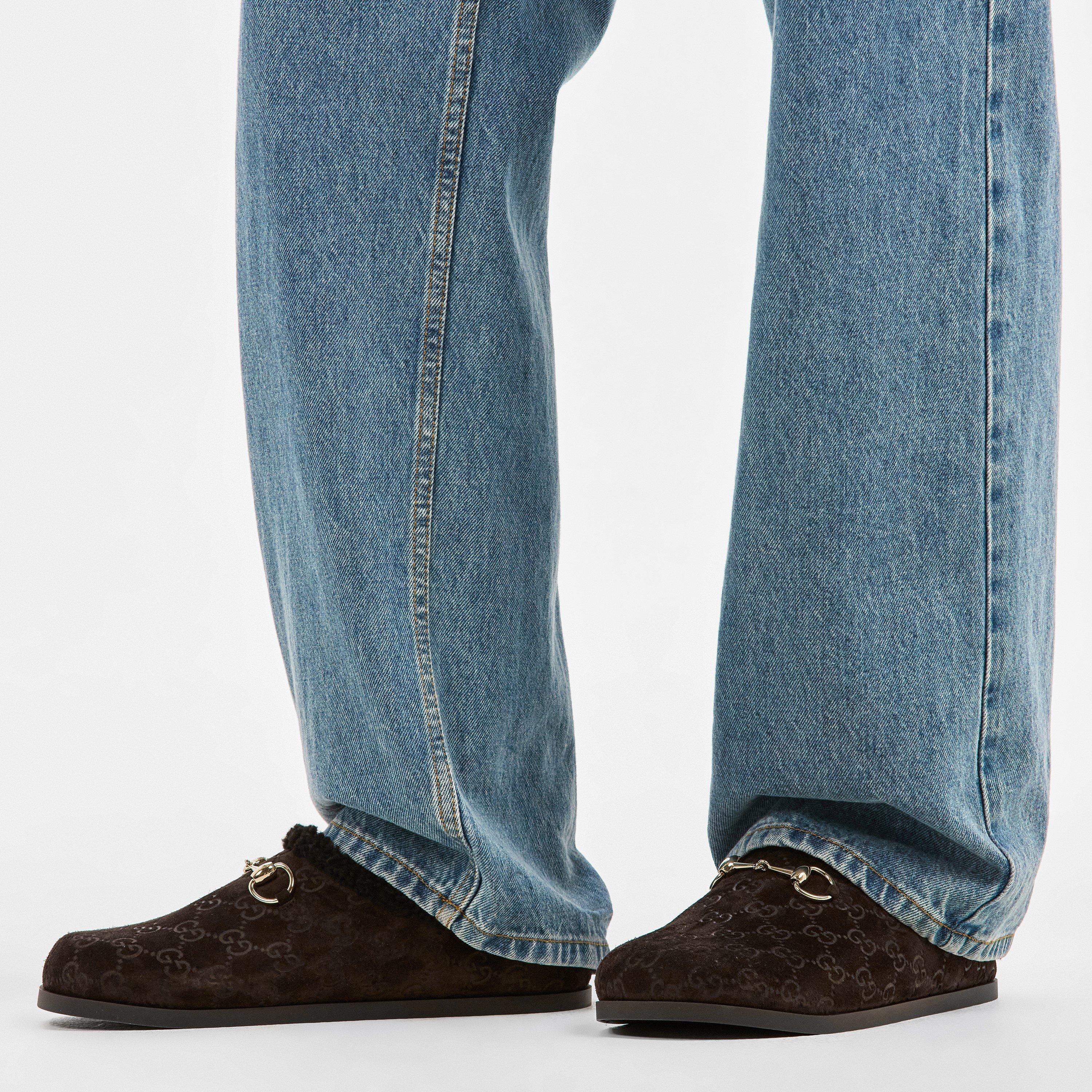 Brown - Gucci - Women's Sol Shirling Flat Mules - 3