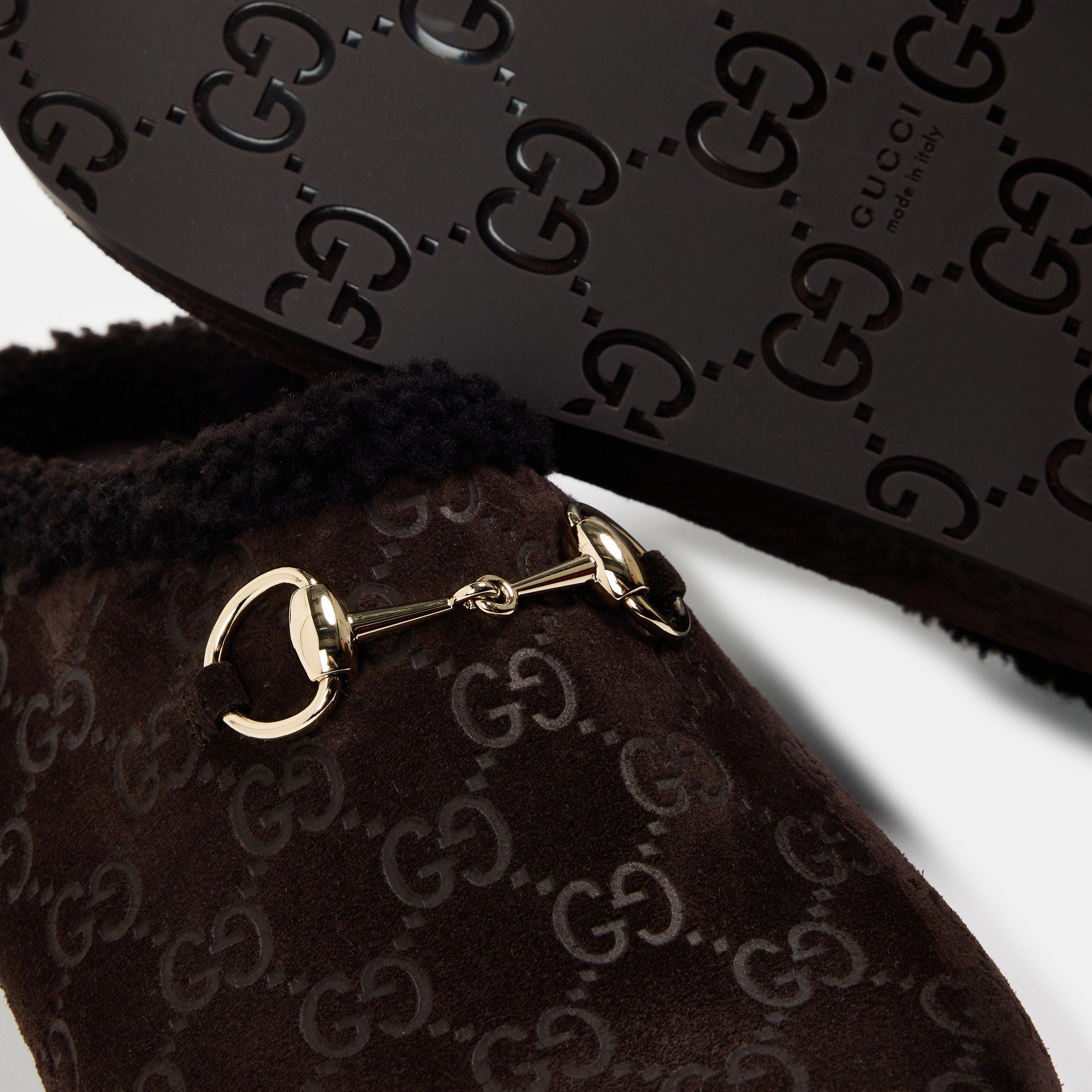 Brown - Gucci - Women's Sol Shirling Flat Mules - 4