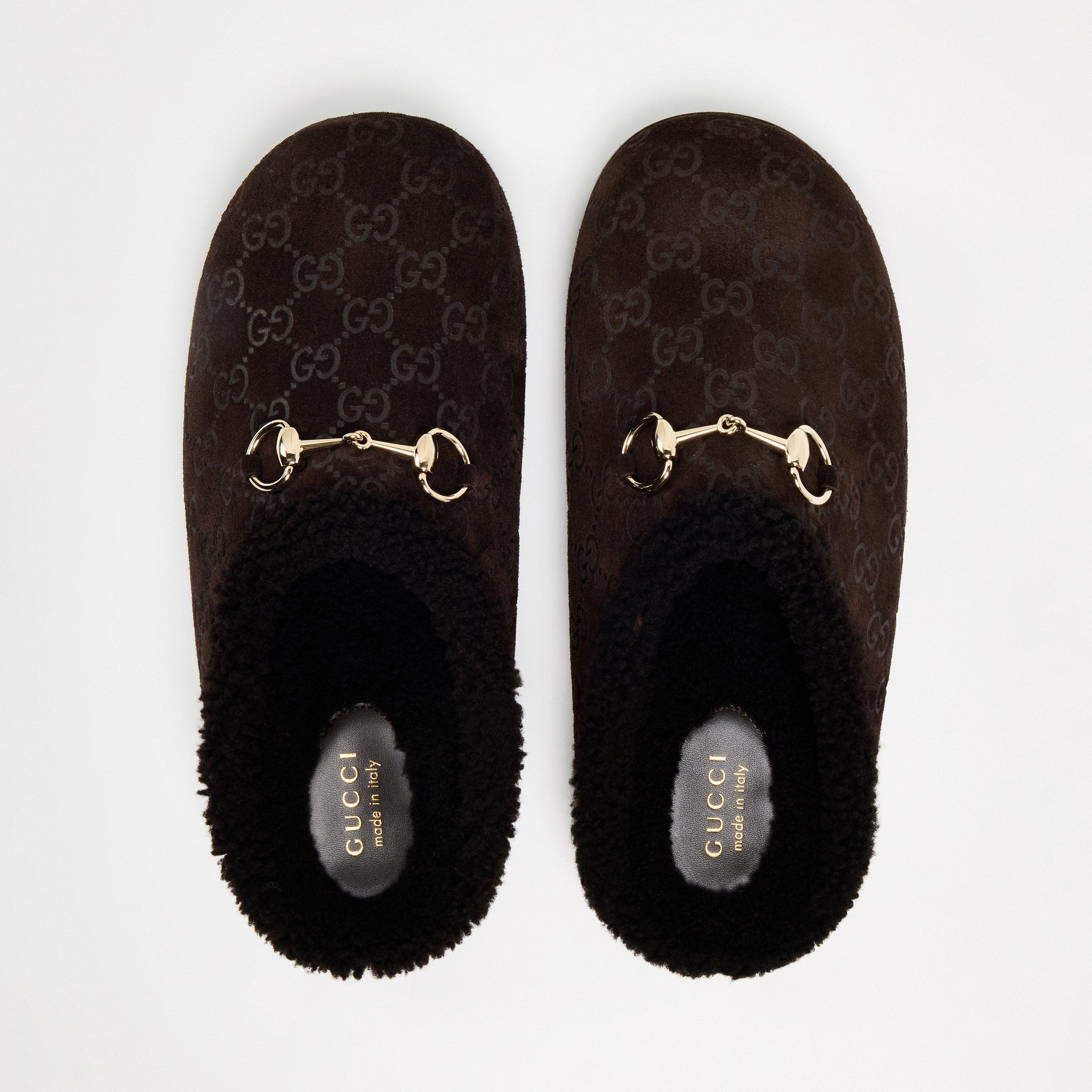 Brown - Gucci - Women's Sol Shirling Flat Mules - 5