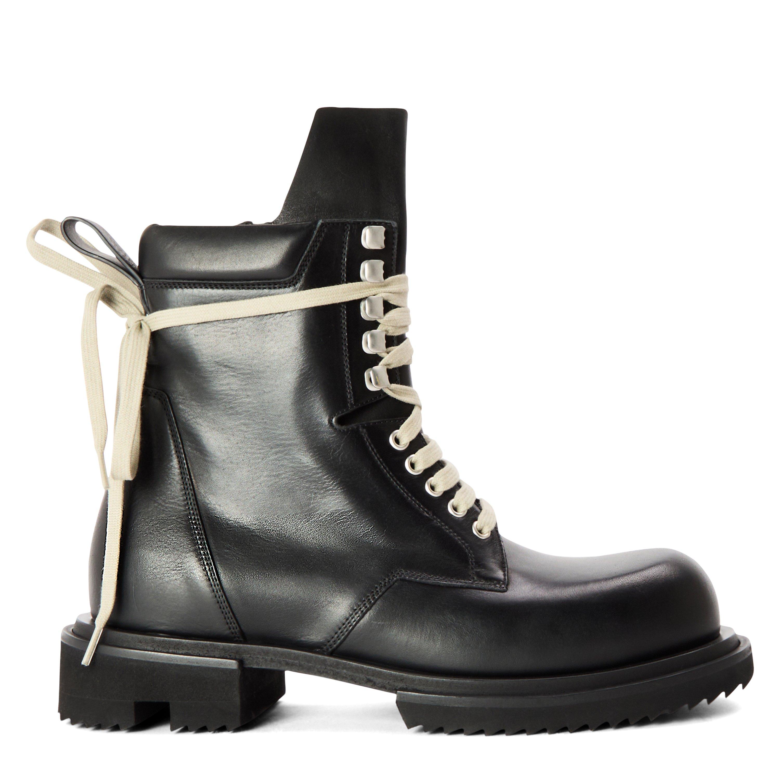 Black - Rick Owens - Men's Army Gabe Biker Boots - 1