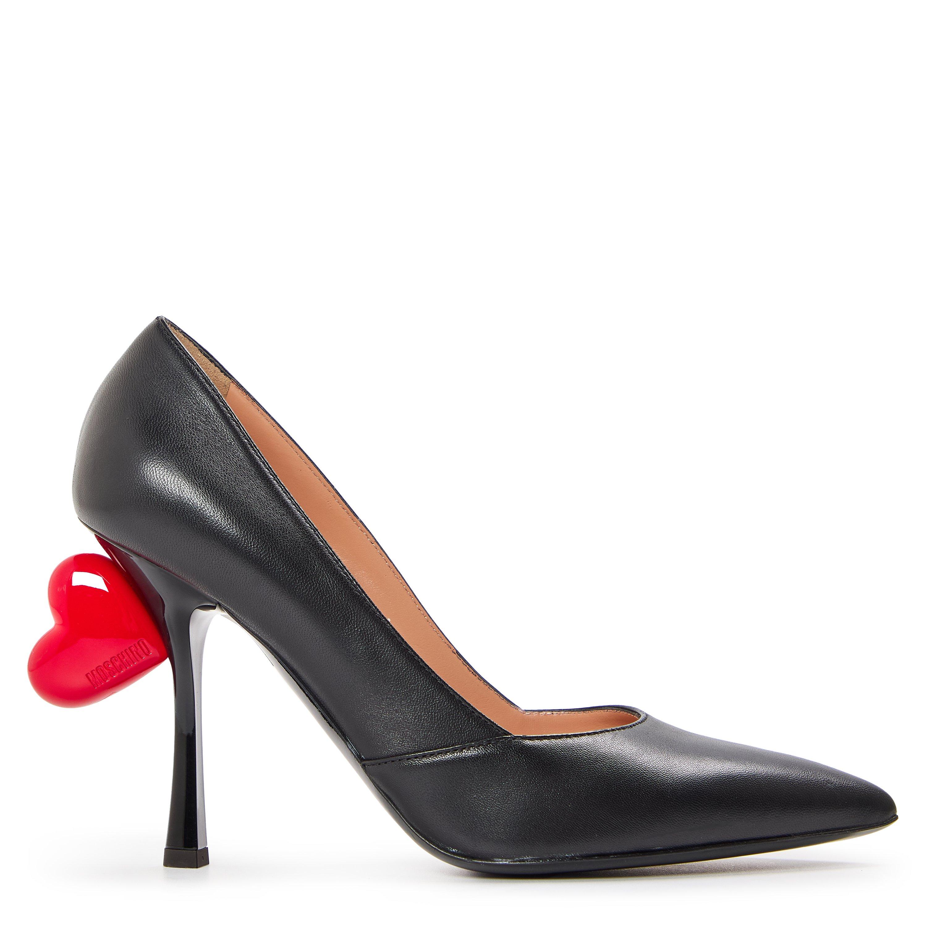 Black - Moschino - Women's Stiletto Court Shoes - 1