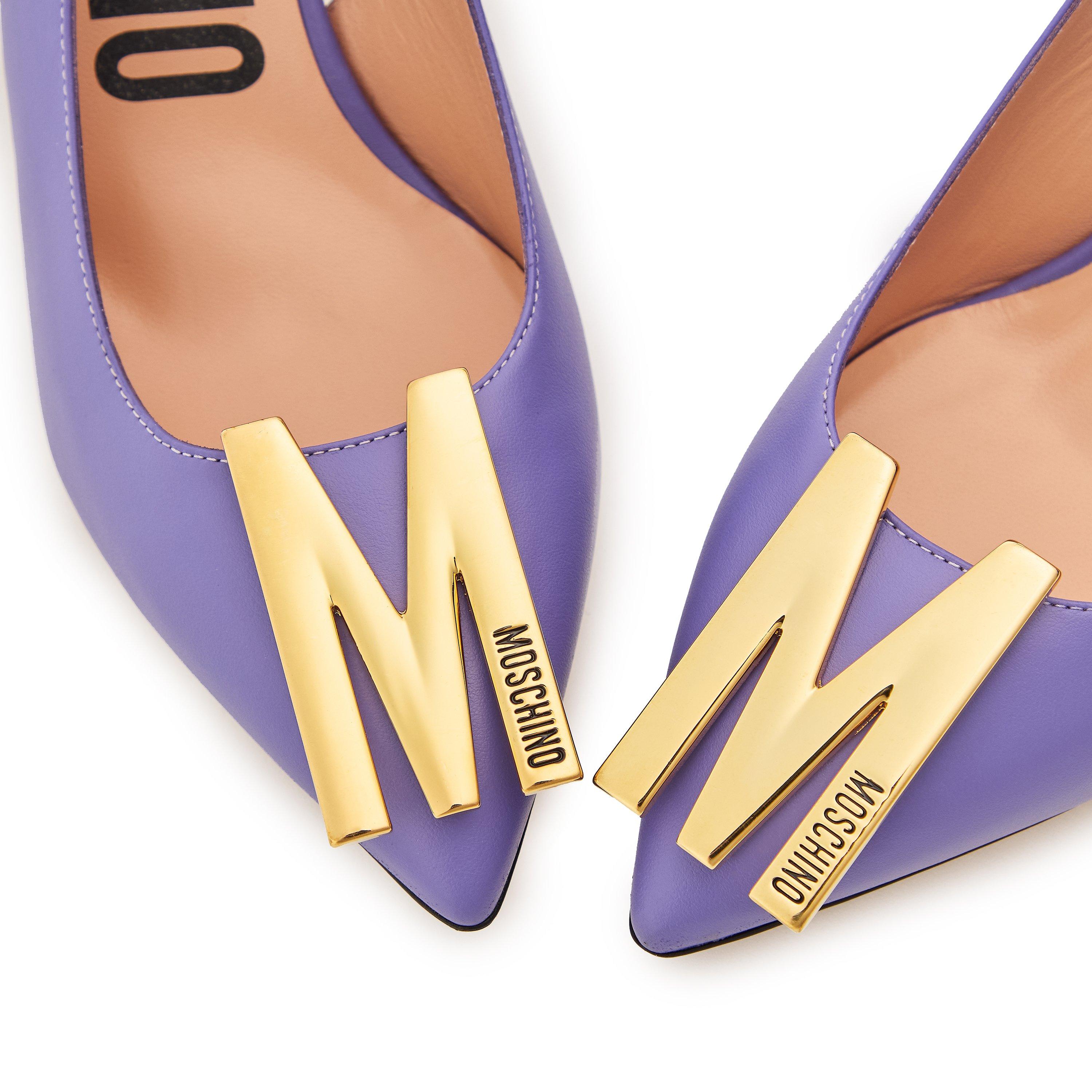 Purple - Moschino - Women's Stiletto Court Shoes - 3