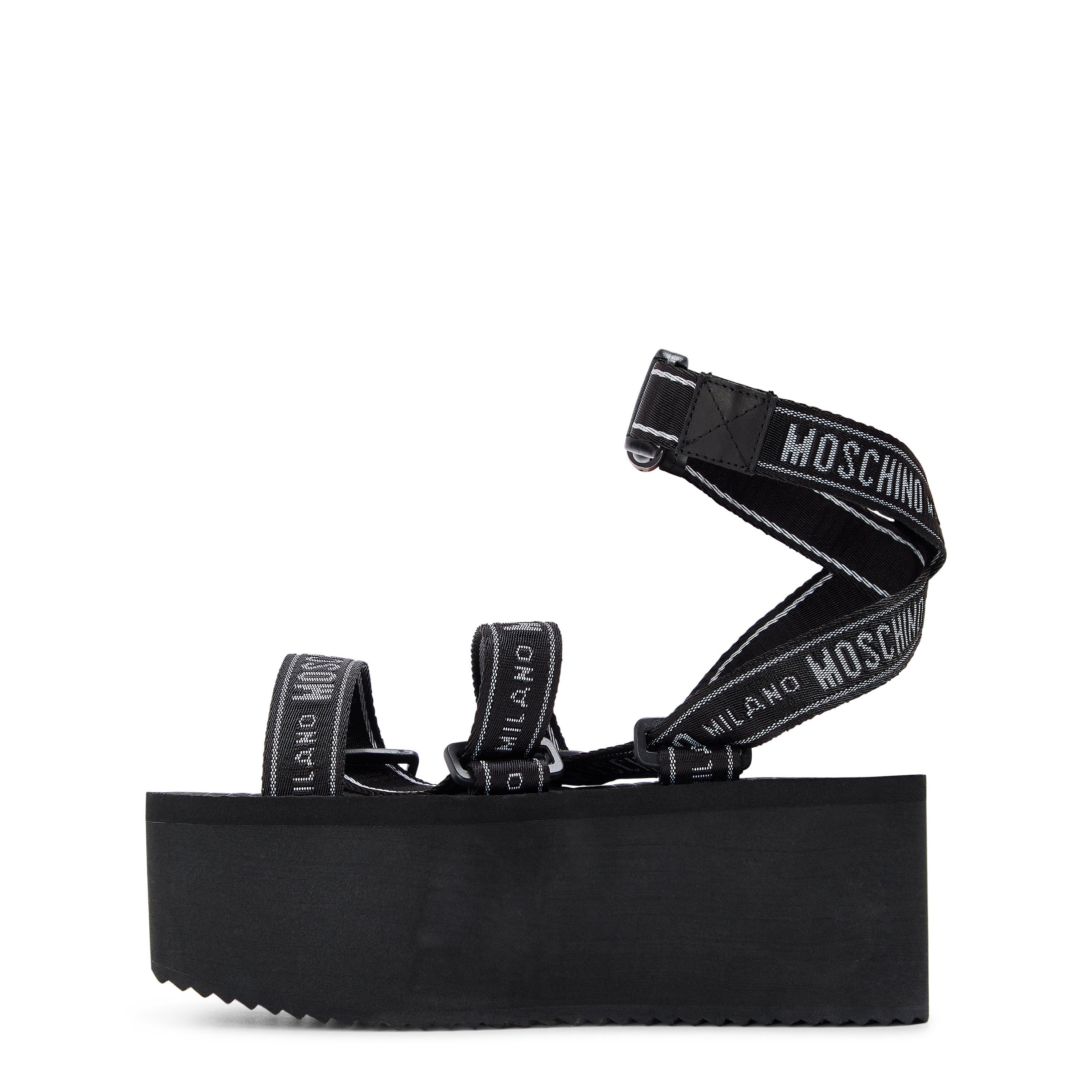 Black - Moschino - Moschino Pltfm Sandl Ld99 - 2