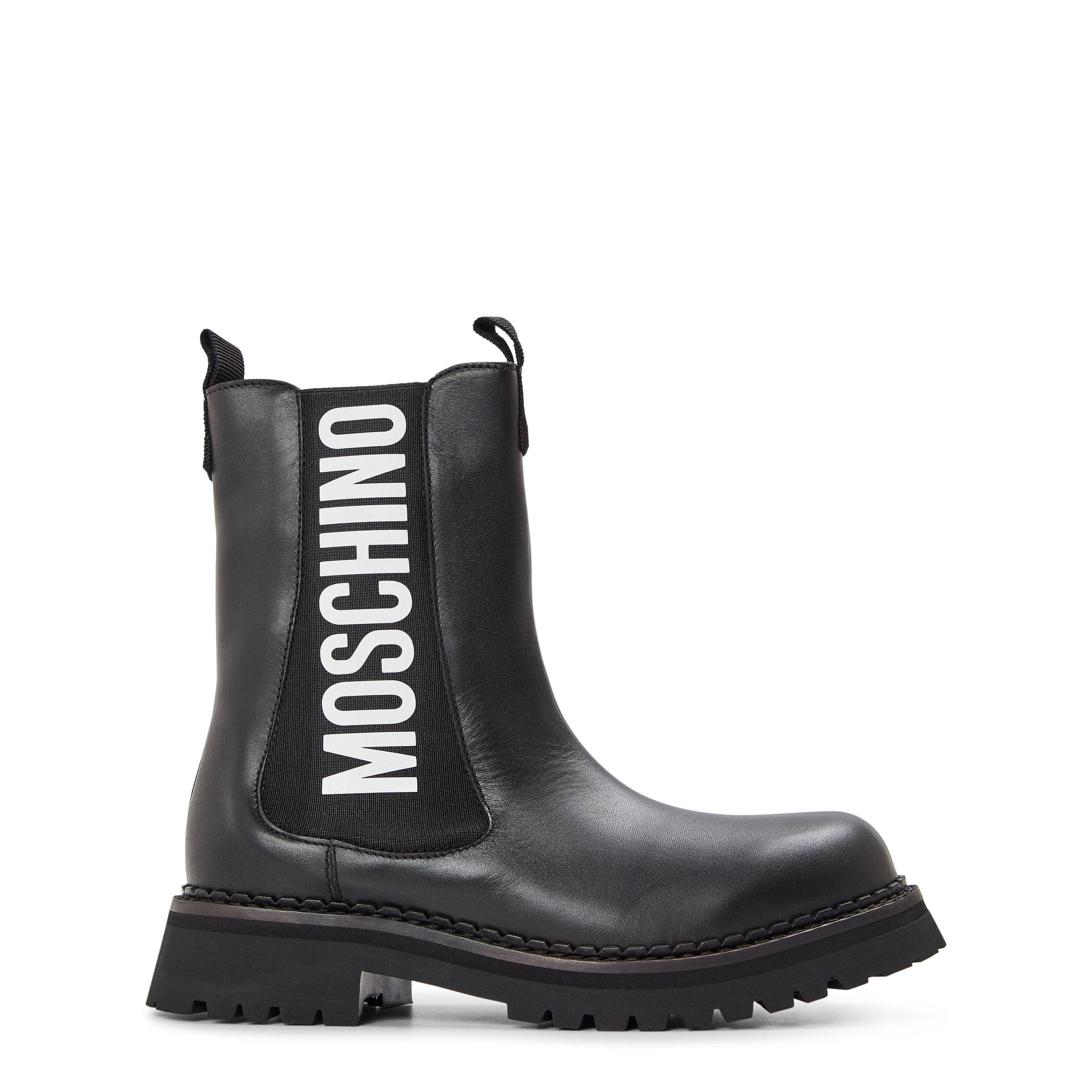 Moschino Women's Biker Boots - Black - Size 3 (36)
