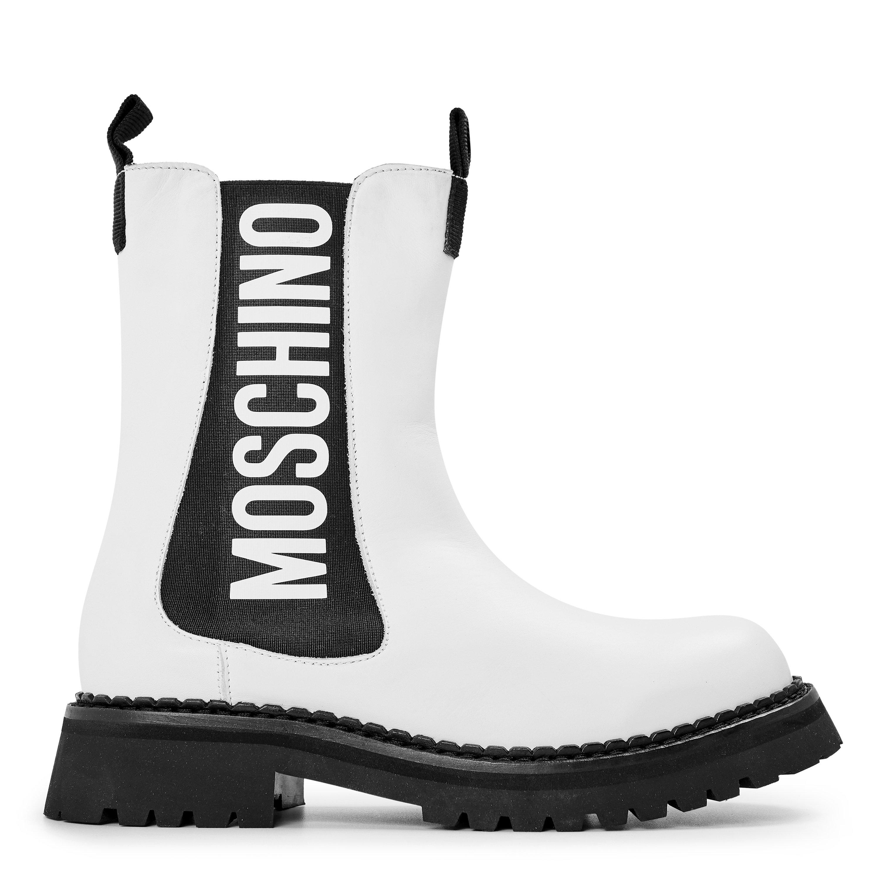 Moschino Women's Biker Boots - Black - Size 5 (38)