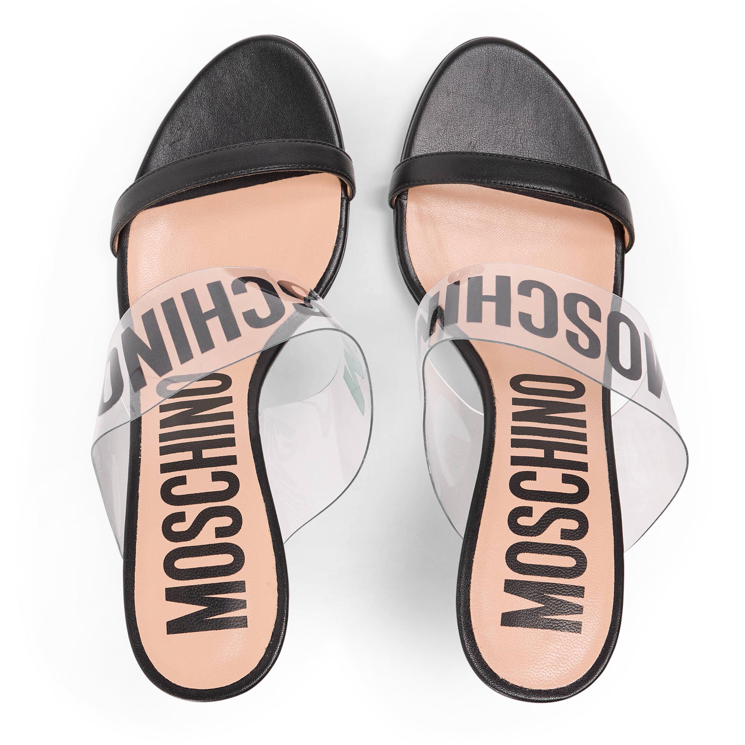 White - Moschino - Women's Court Trainers - 4