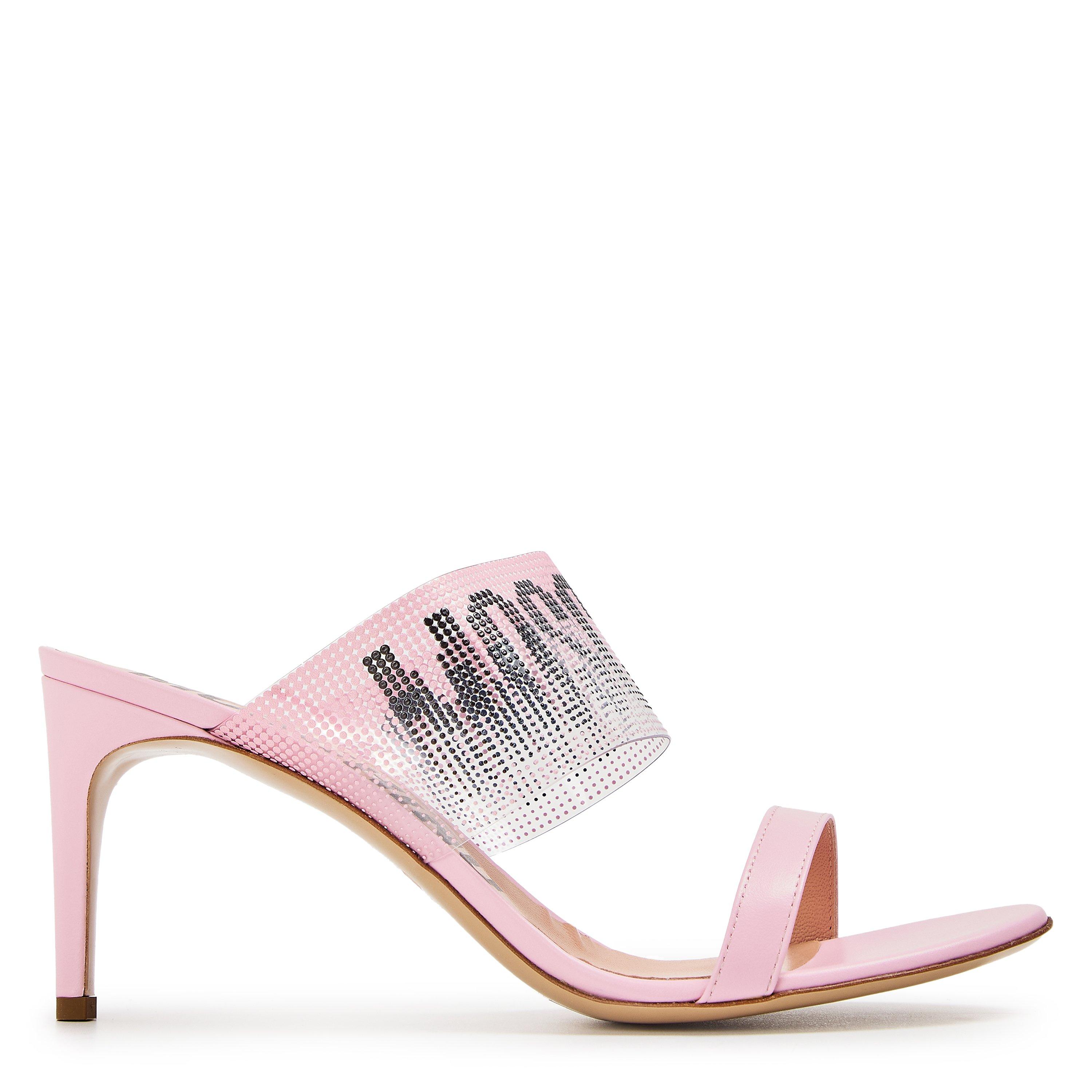 White - Moschino - Women's Heeled Mules - 1