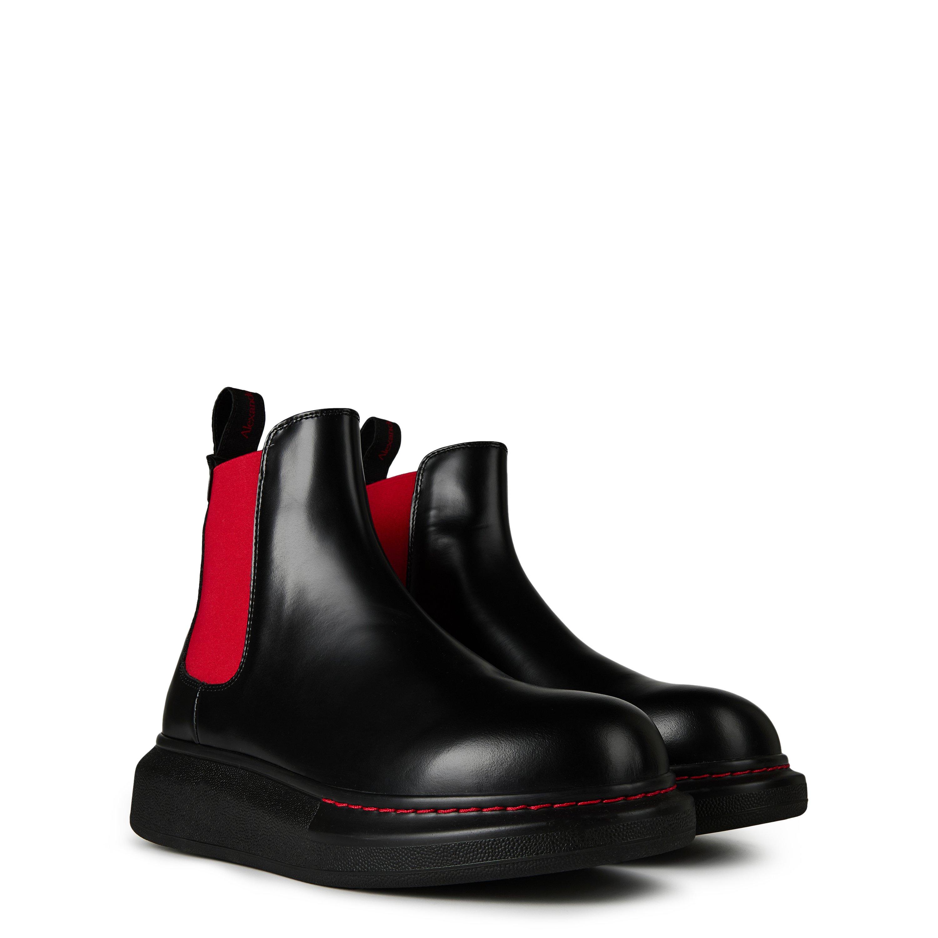 Alexander McQueen / Hybrid Chelsea Boot/サイドゴアブーツ/42/BLK/レザー/586198 Alexander McQueen◇Hybrid Chelsea Boot/サイドゴアブーツ/42/BLK
