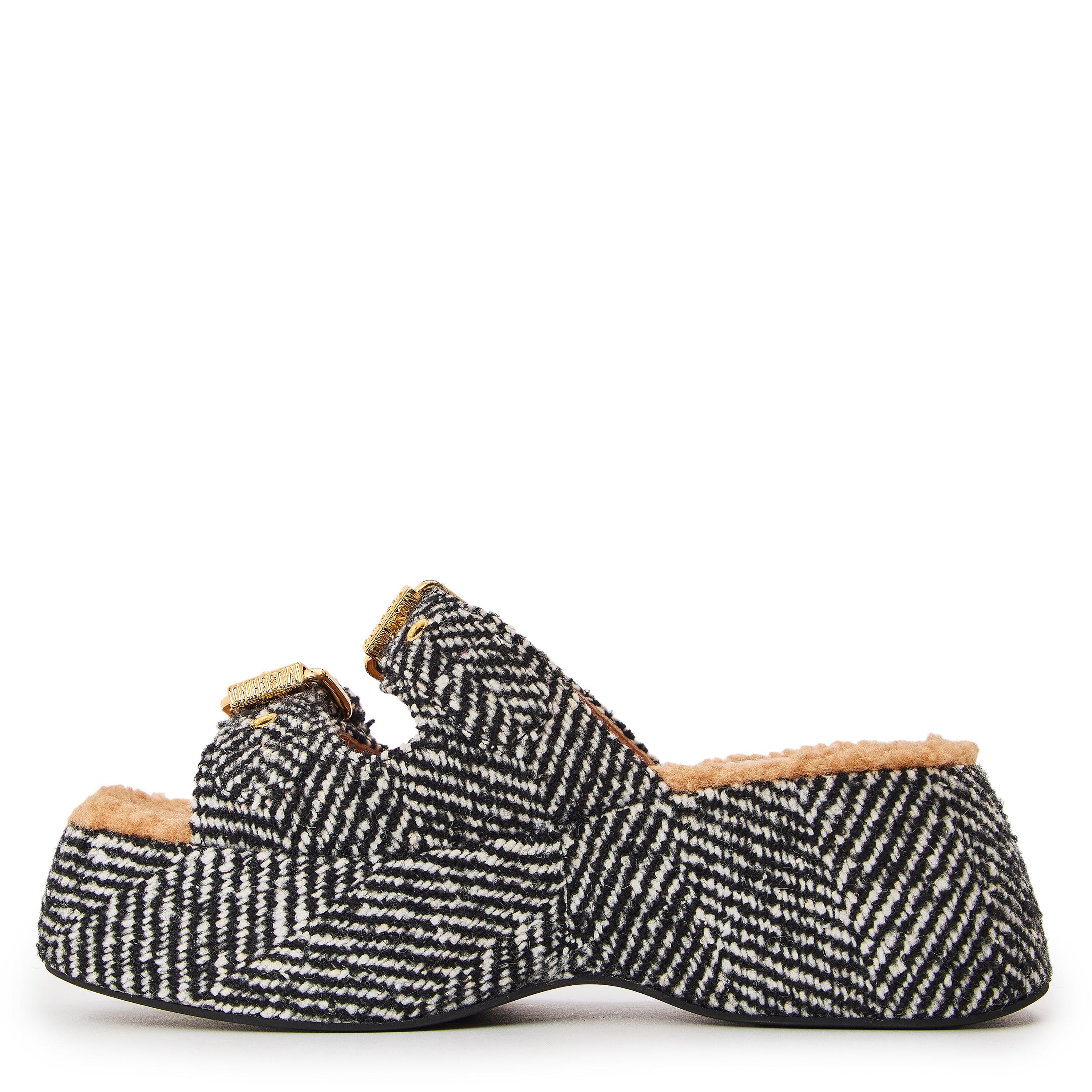 Black - Moschino - Moschino Buckle Sndl Ld99 - 2