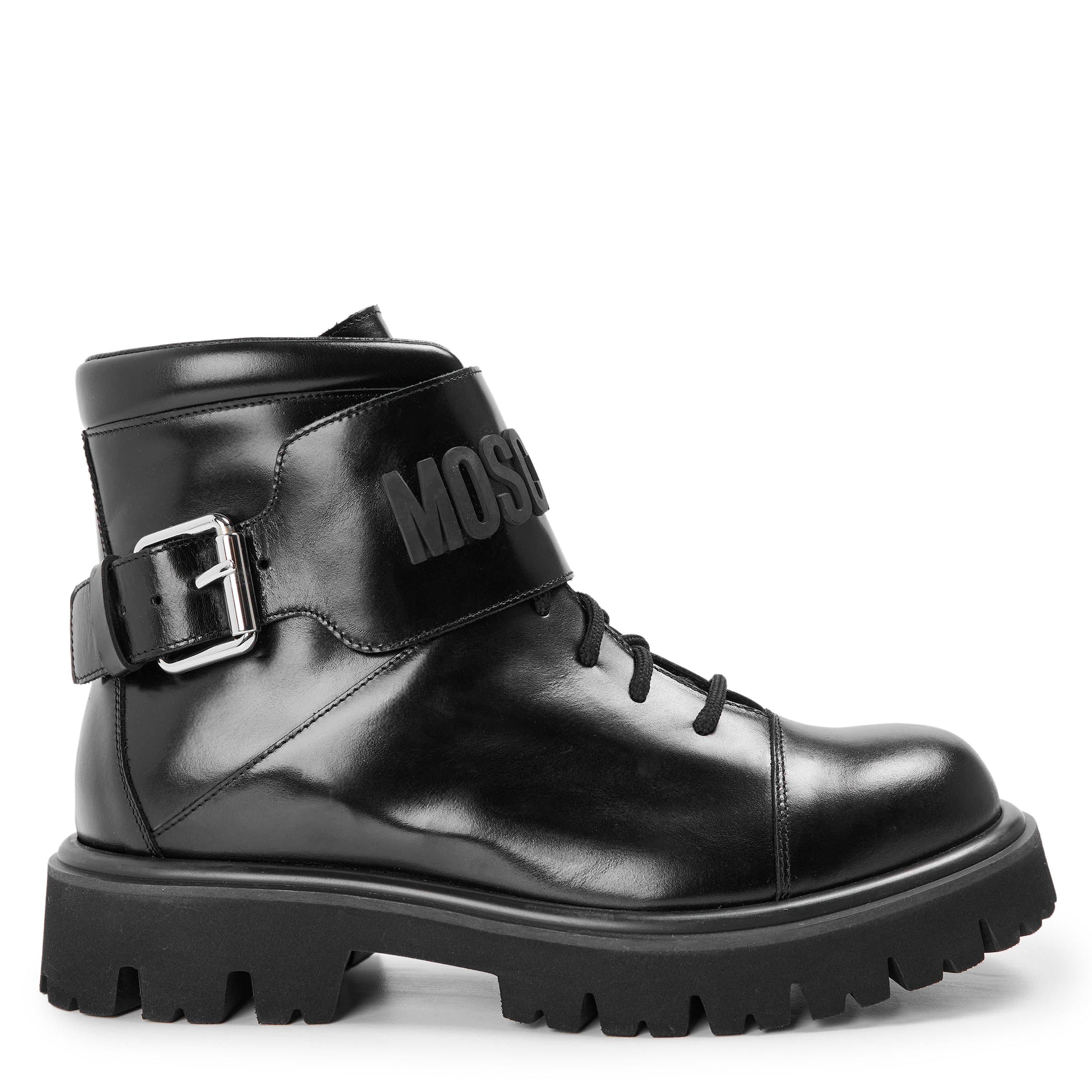 Moschino Men's Biker Boots - Black - Size 6 (40)