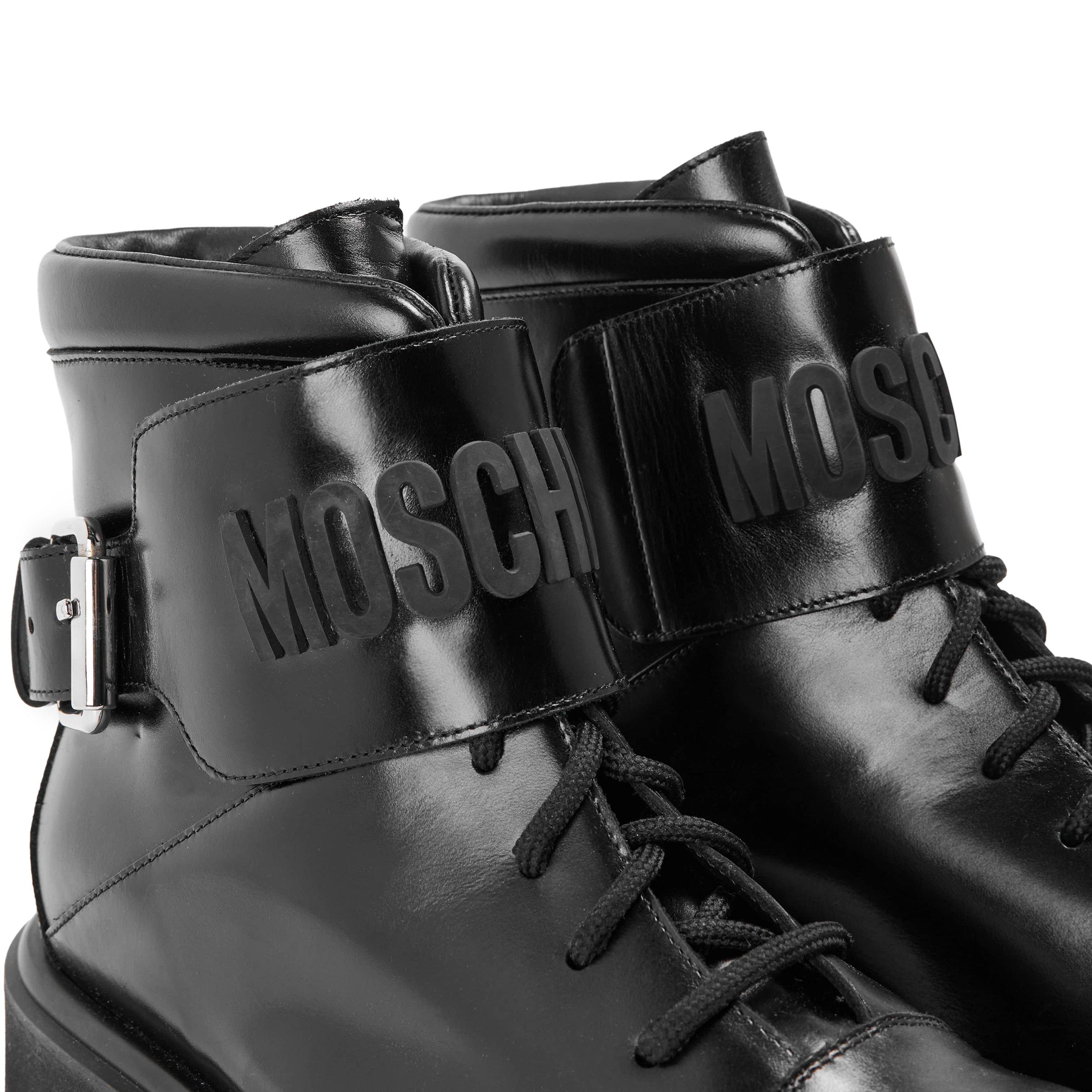 Black - Moschino - Moschino Buckle Bt Sn99 - 3