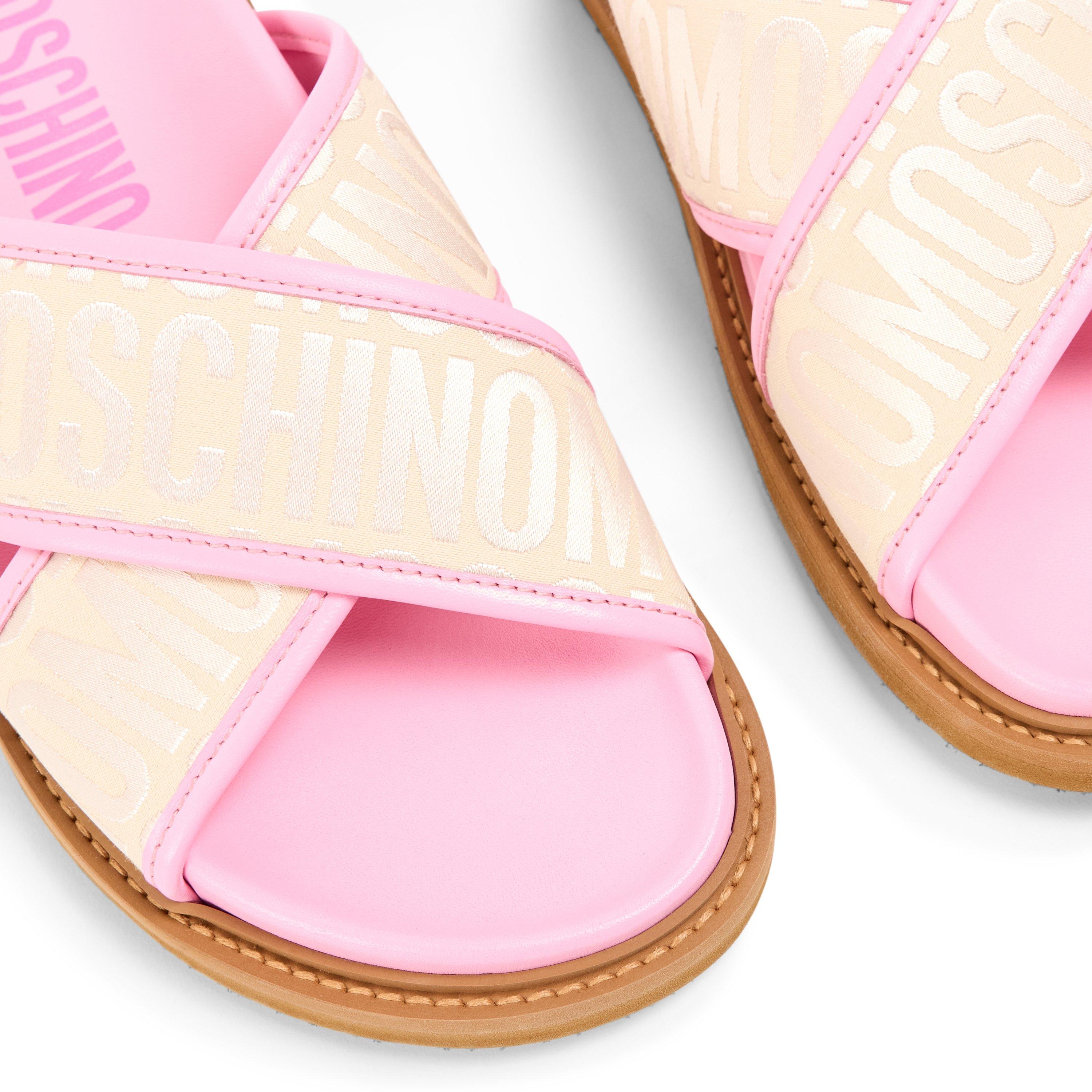 White - Moschino - Moschino Beige Sandl Ld99 - 3