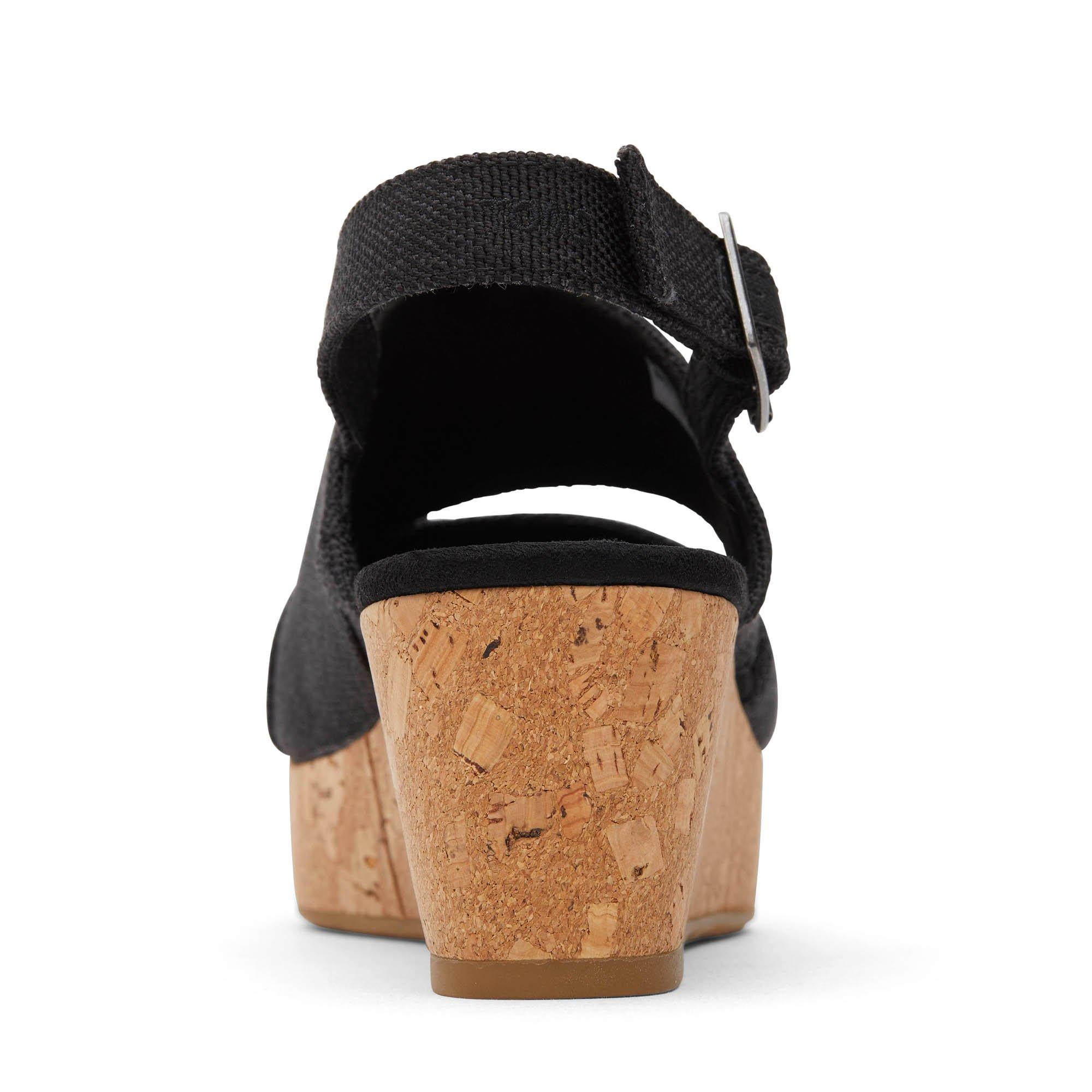 Crna - Toms - Toms Claudine Wedge Ld99 - 2