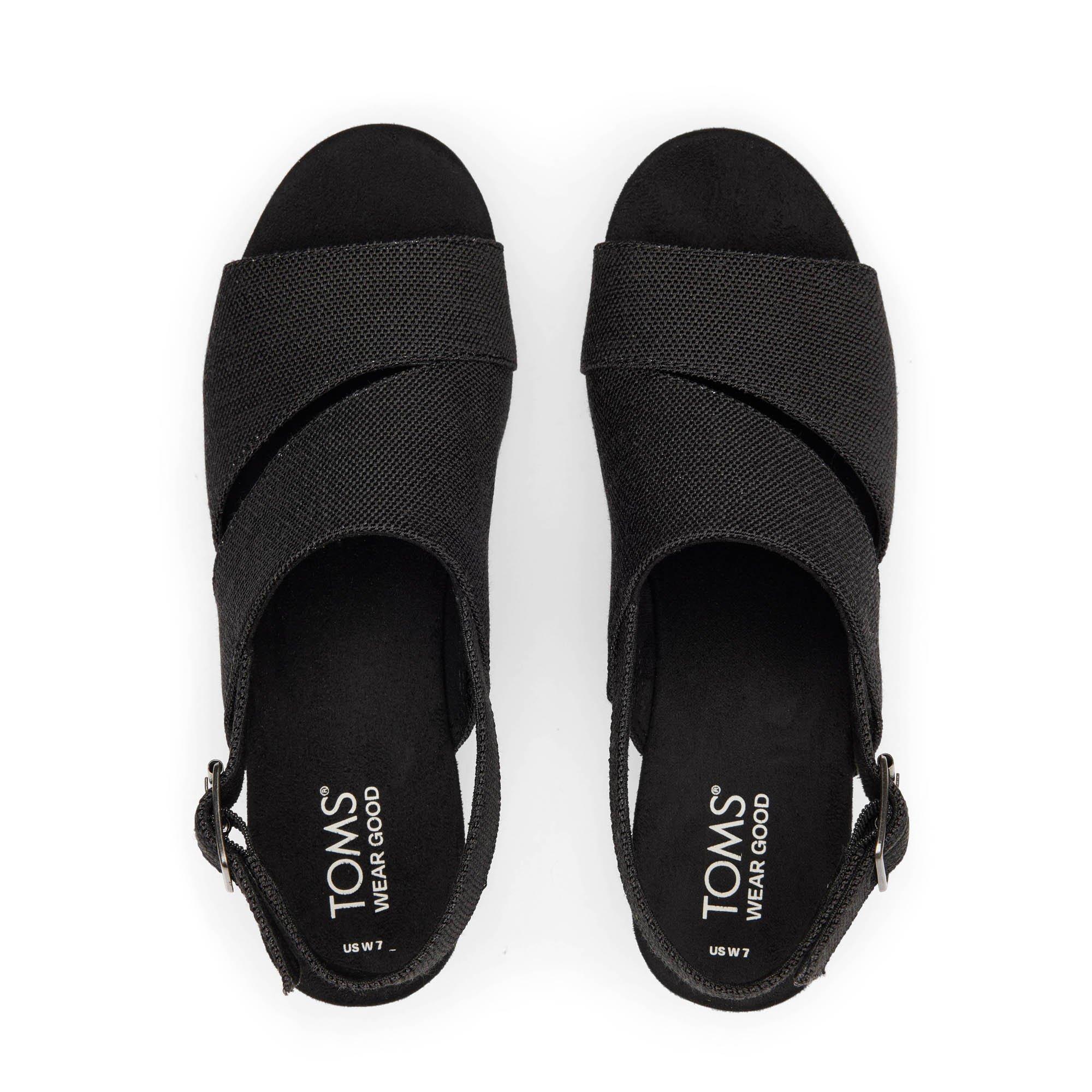 Crna - Toms - Toms Claudine Wedge Ld99 - 6