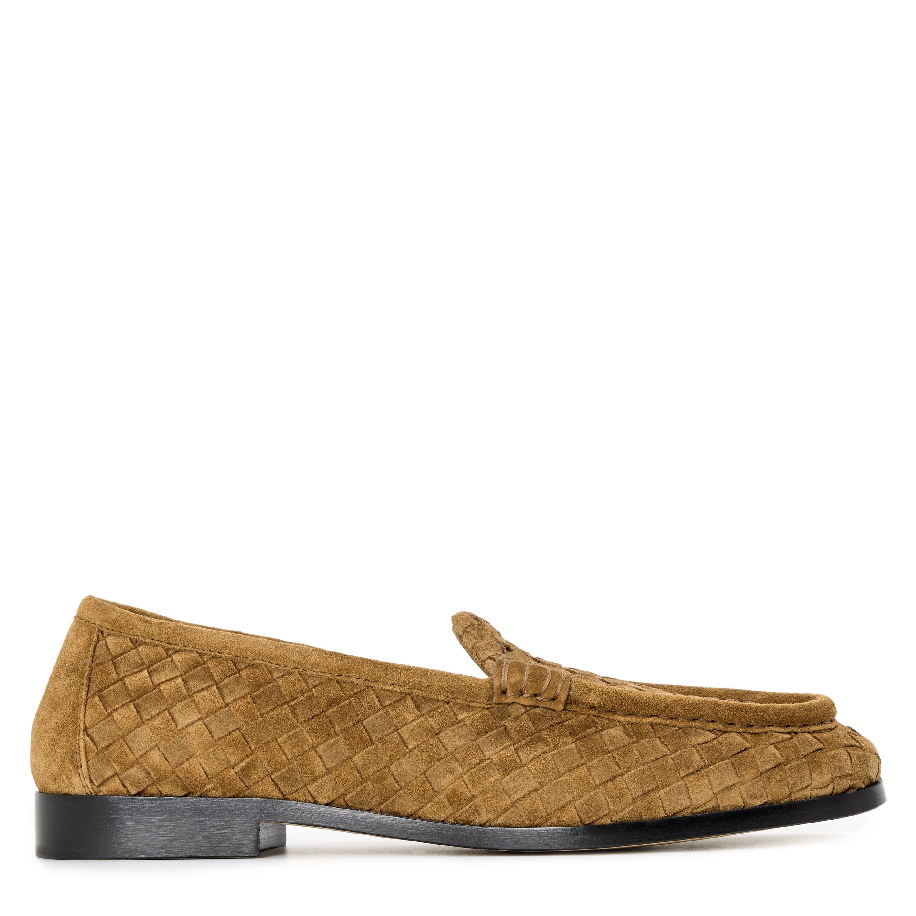 Dark Caramel - Bottega Veneta - BV Silenzio Loafers Ld64 - 1