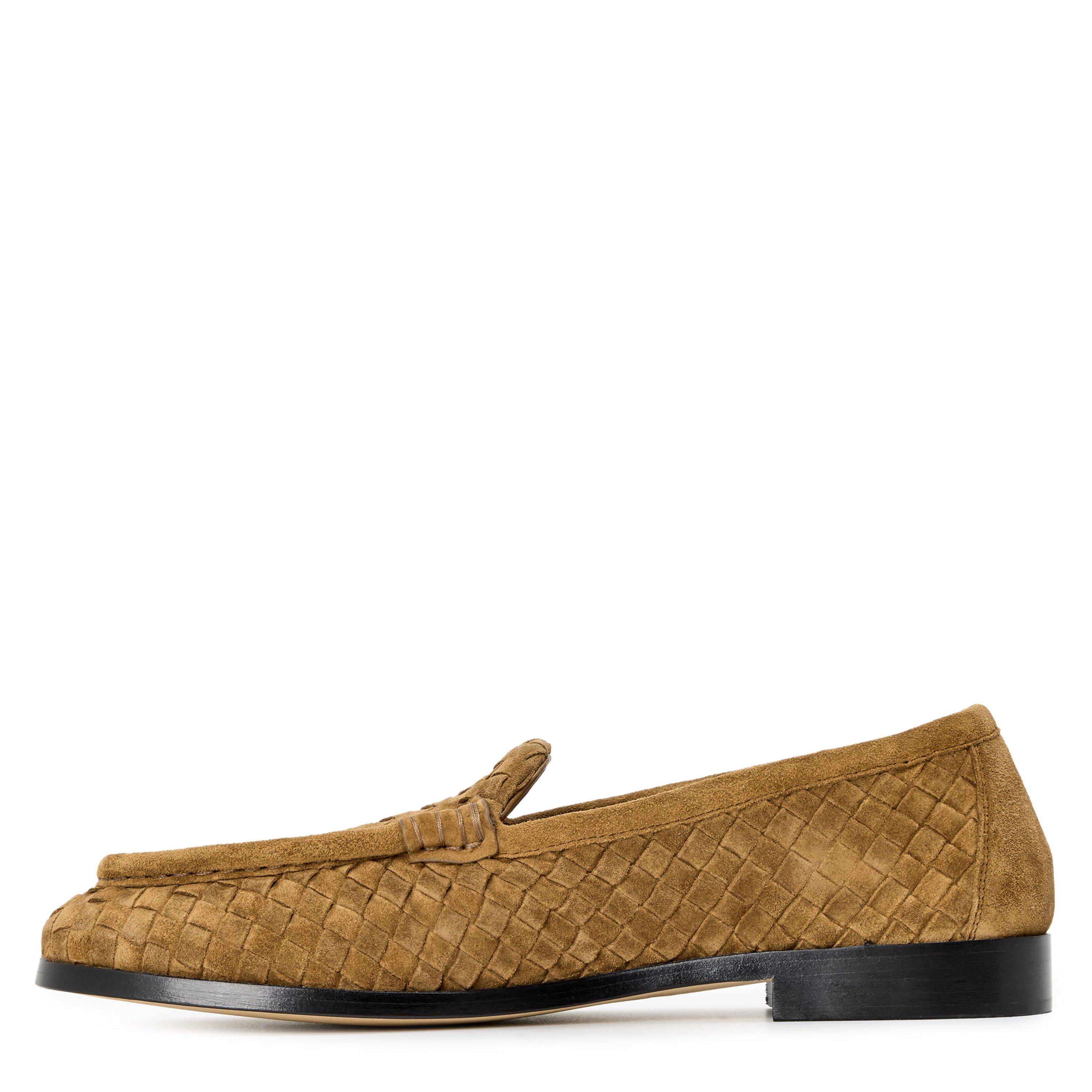 Dark Caramel - Bottega Veneta - BV Silenzio Loafers Ld64 - 2