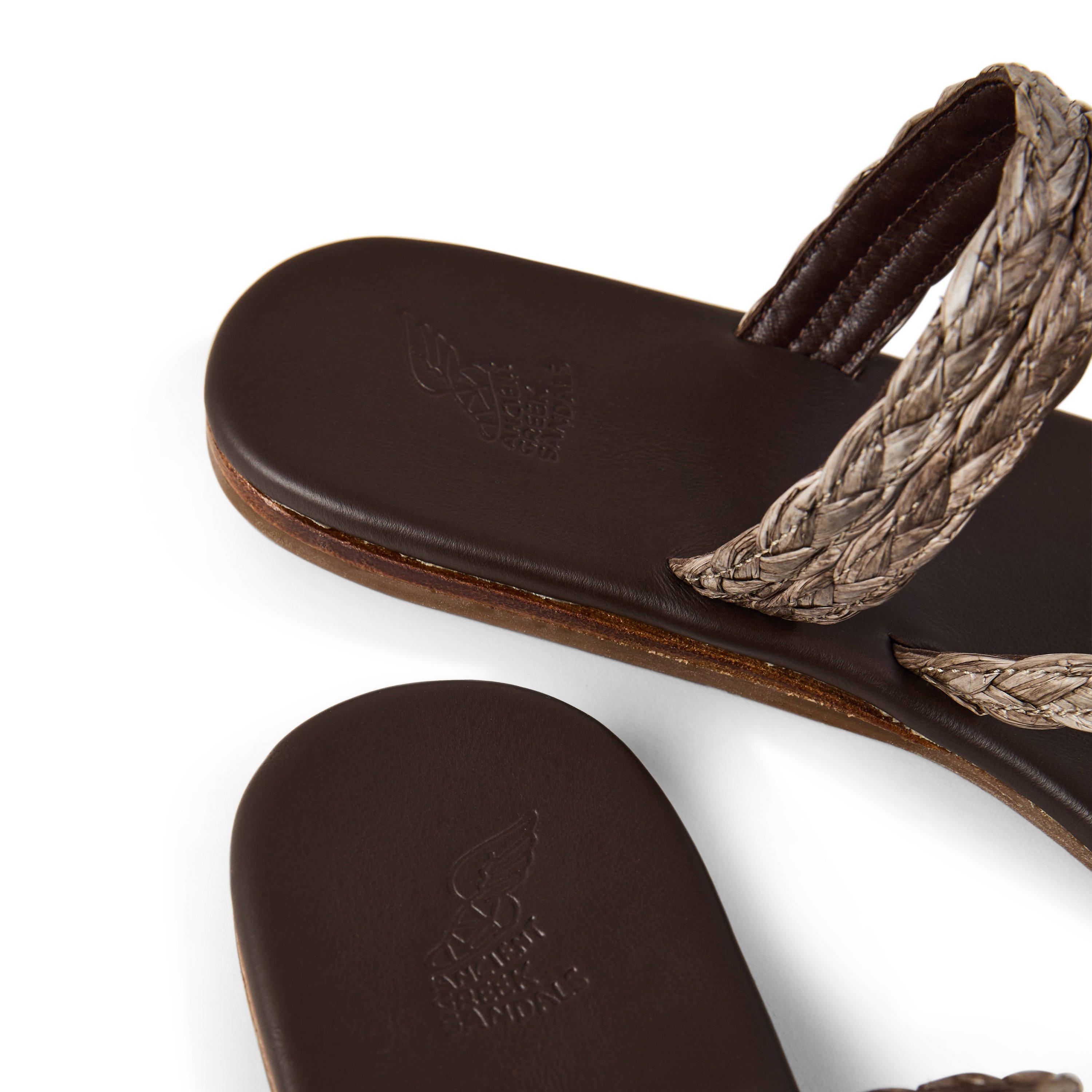 Brown - Ancient Greek Sandals - Ancient Daphnae Sndl Ld63 - 3