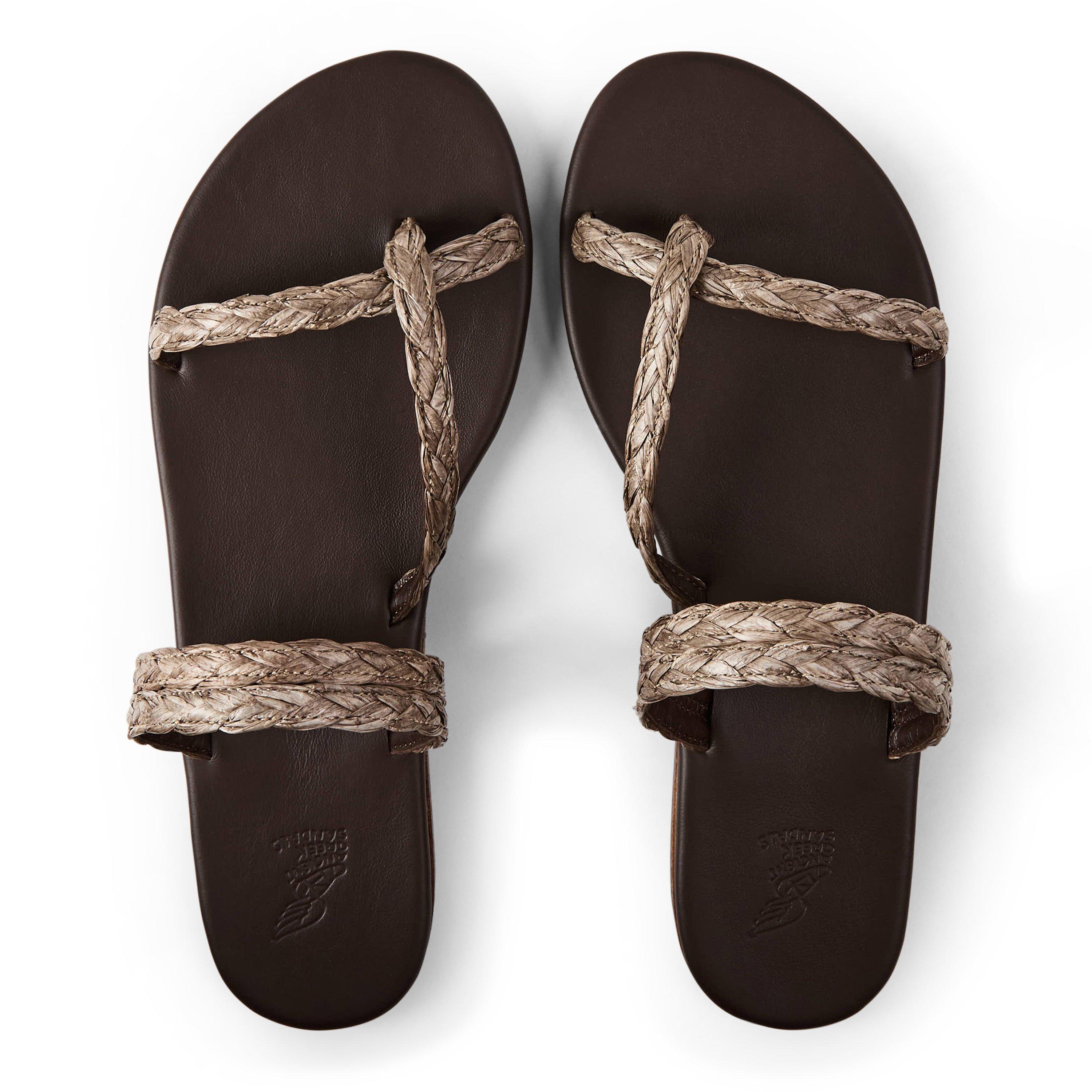 Brown - Ancient Greek Sandals - Ancient Daphnae Sndl Ld63 - 4