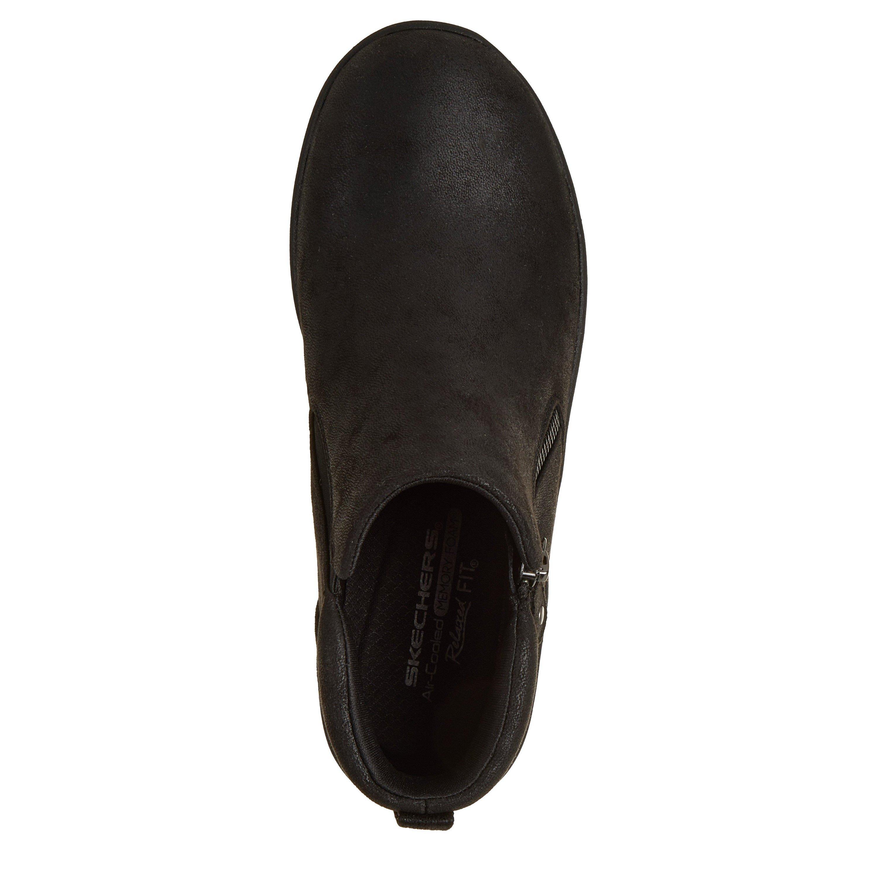 Black - Skechers - Skechers Lovely Vibe Ankle Boots Womens - 5