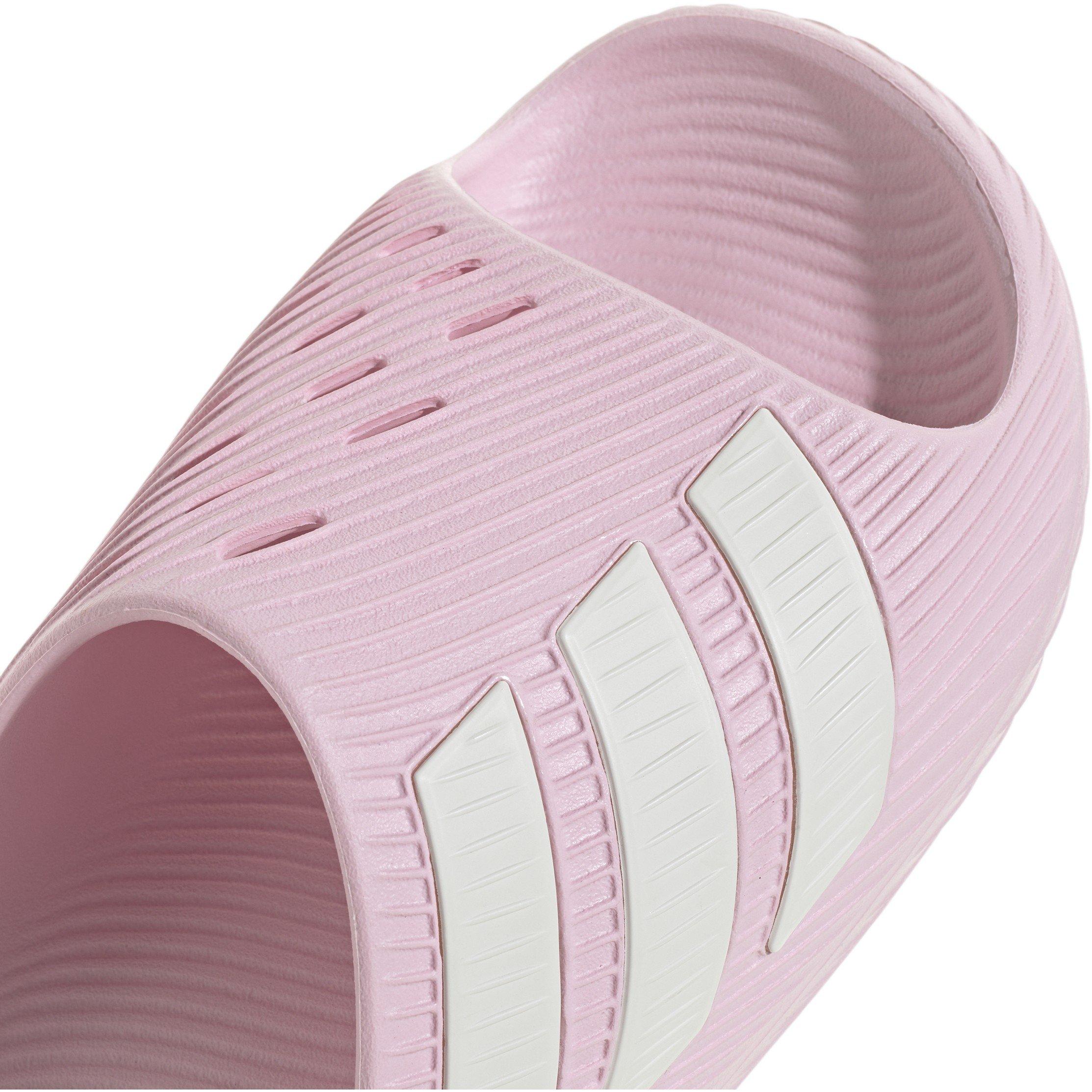 Pink/White - adidas - Women's Slider Slippers - 7